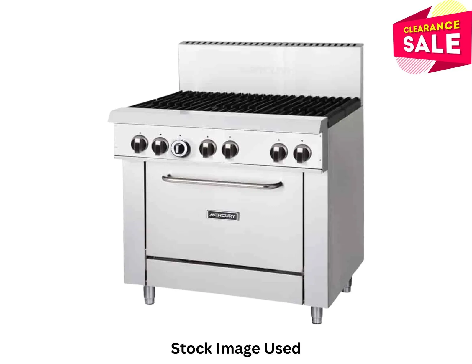 Mercury M36S-6F - 6 Burners Static Gas Oven Range - Clearance (2)