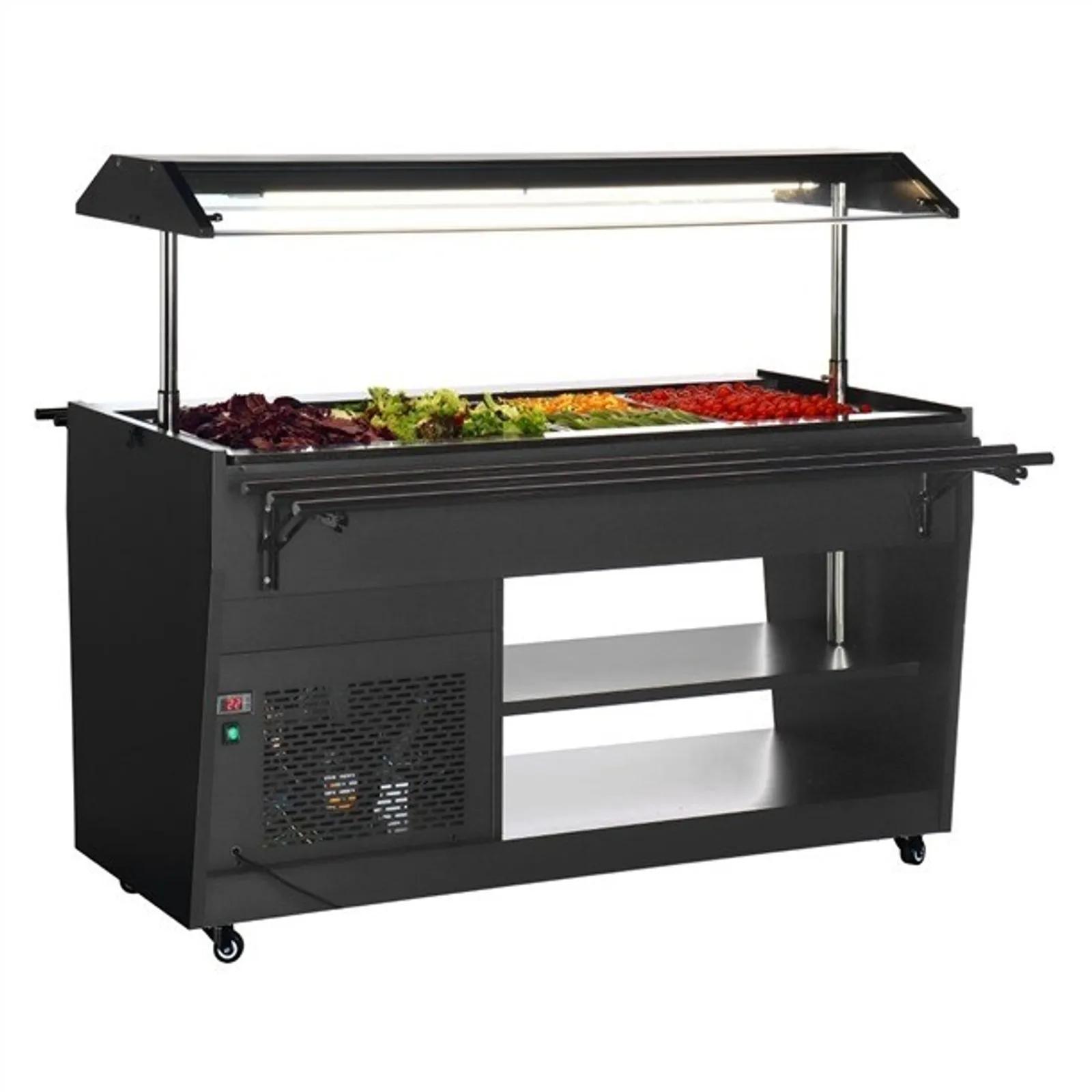 Polar PG007-A - G-Series Refrigerated Buffet Bar Black