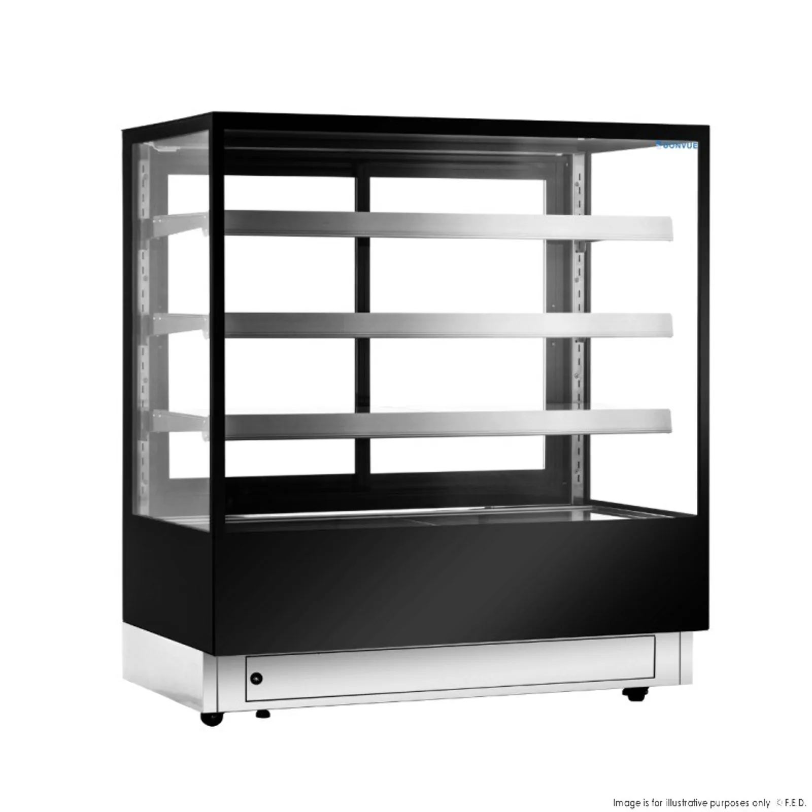 Bonvue CL1200-3S - Elite Cold Displays with 3 shelves, 1200mm