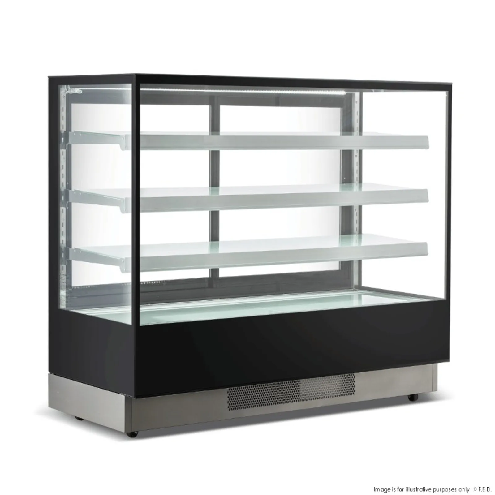 Bonvue CL1500-3S - Elite Cold Displays with 3 shelves, 1500mm