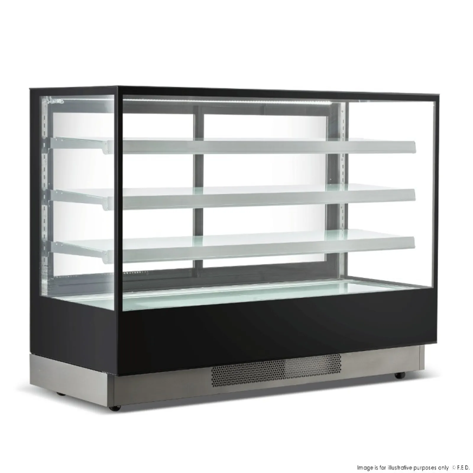 Bonvue CL1800-3S - Elite Cold Displays with 3 shelves, 1800mm