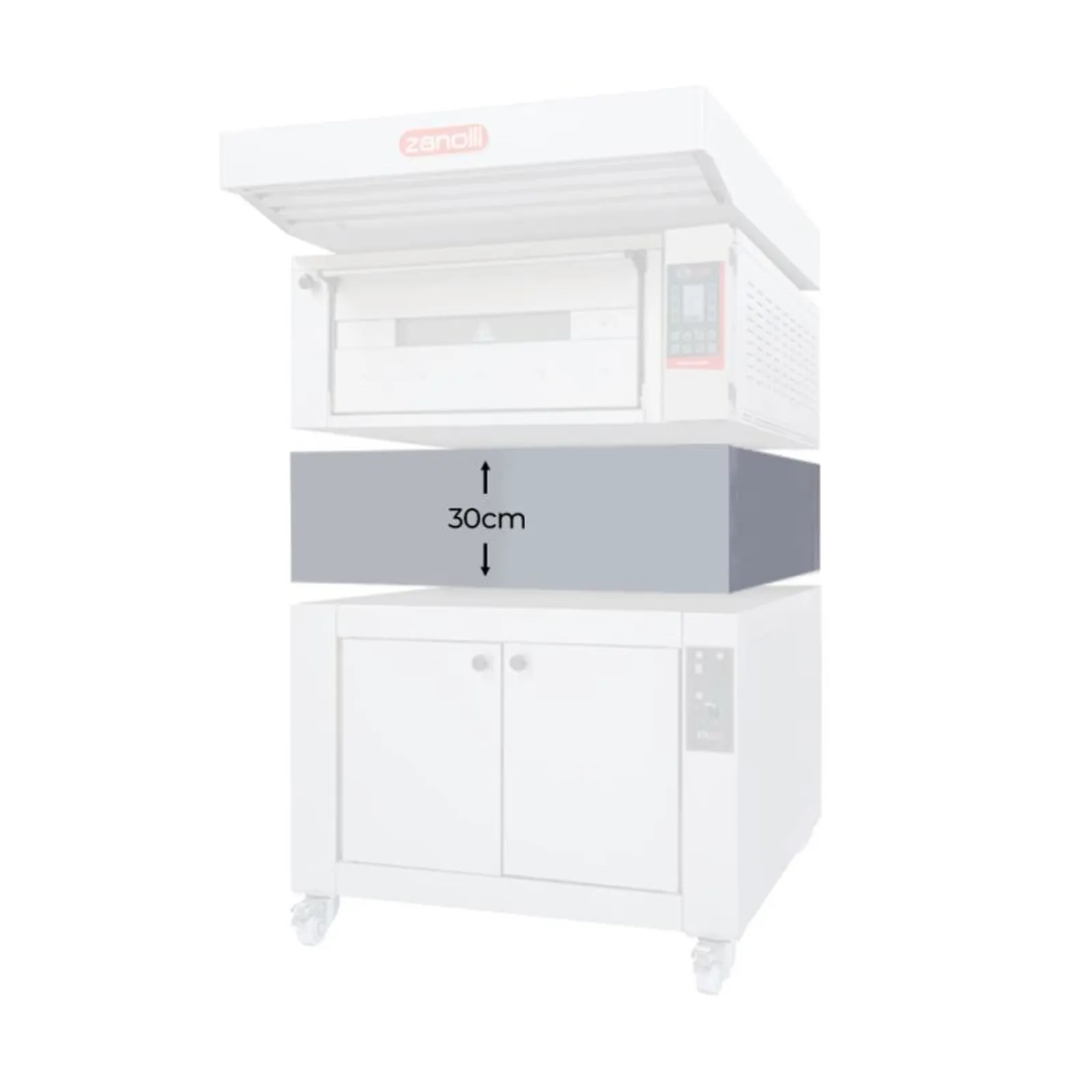 Zanolli RIAL0026 - Polis 2 Support extension 30cm