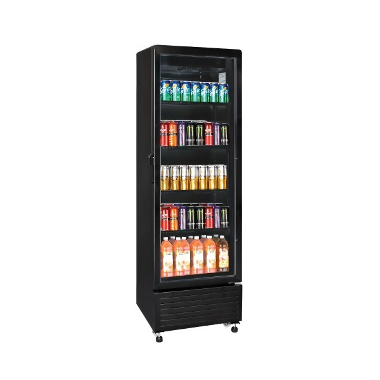 Exquisite DC150 - 1 Glass Door Upright Display Fridge – Black
