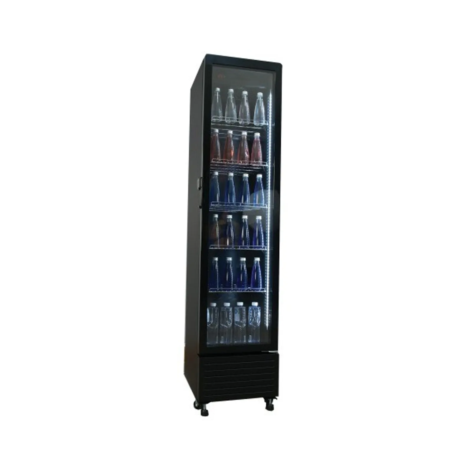 Exquisite DC230 - 1 Glass Door Upright Display Fridge – Black