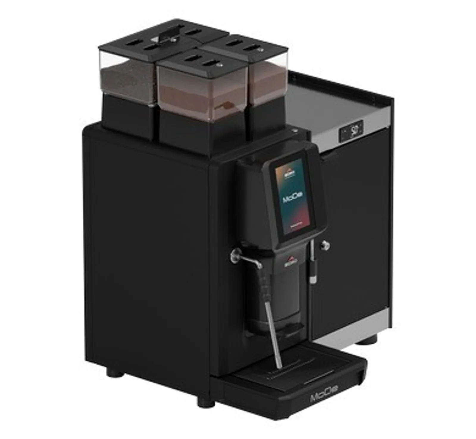 Rancilio EGCM MODE PM BLK - Fully Automatic Coffee Machine with Milk Fridge