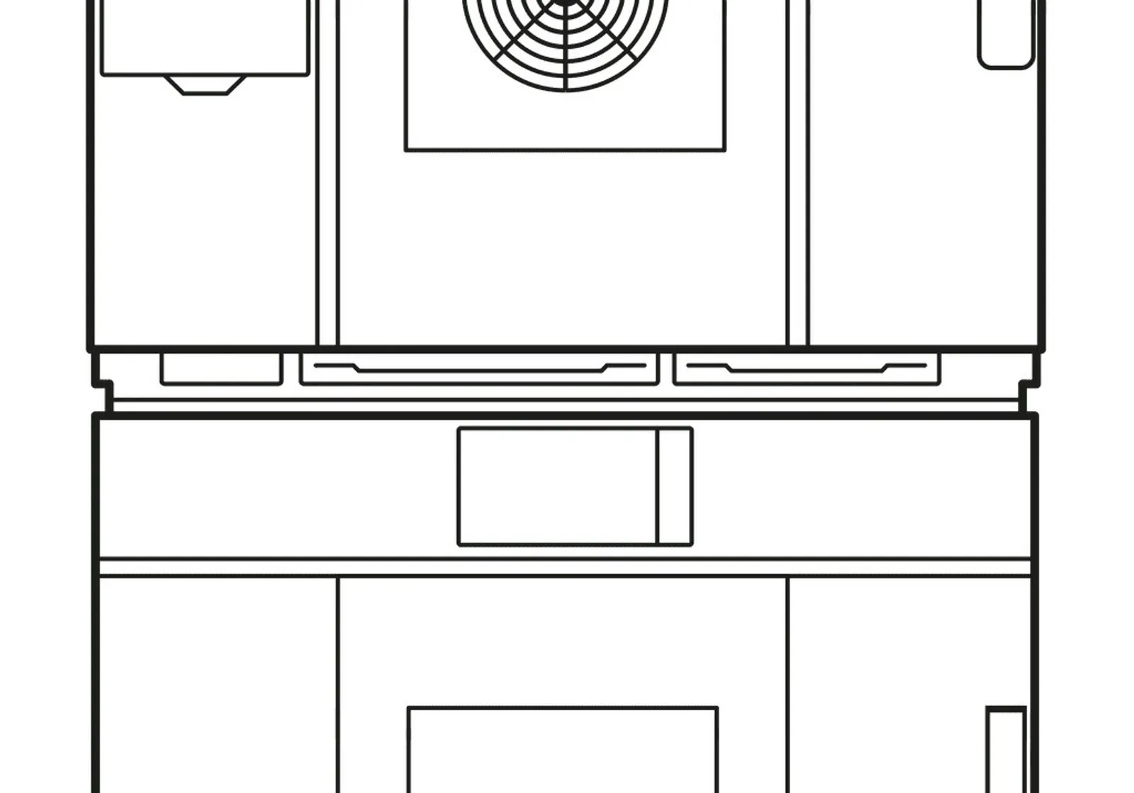 EVEREO XEEQA-0011-E - Stacking Kit for EVEREO 600-X + CHEFTOP-X