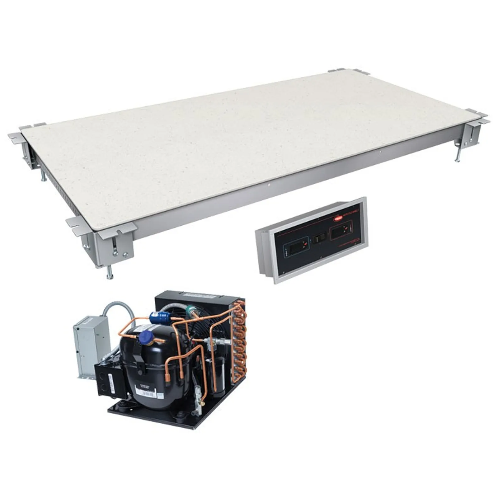 Hatco HCSSBFR-48-I - Remote Hot/Cold Built-In Flush Top Simulated Stone Shelf 1219mm