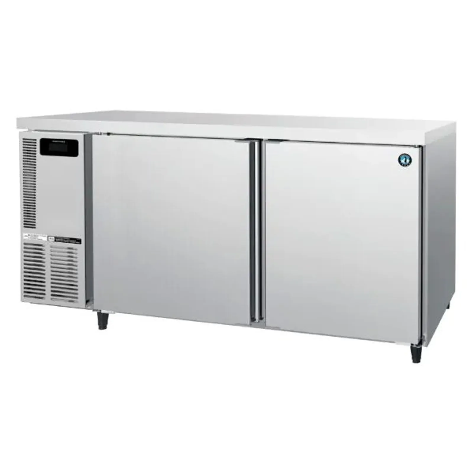 Hoshizaki RT-156MA-A-ML - 2 Door Underbench Pillarless Fridge 318L