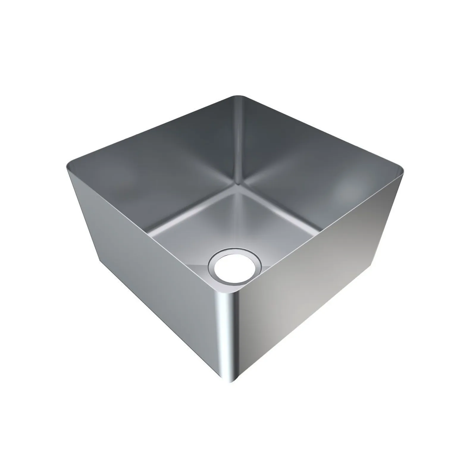 3Monkeez HFG19 - 1.5mm Hand Fabricated Bowl- 450x450x250 - Gastronorm Range