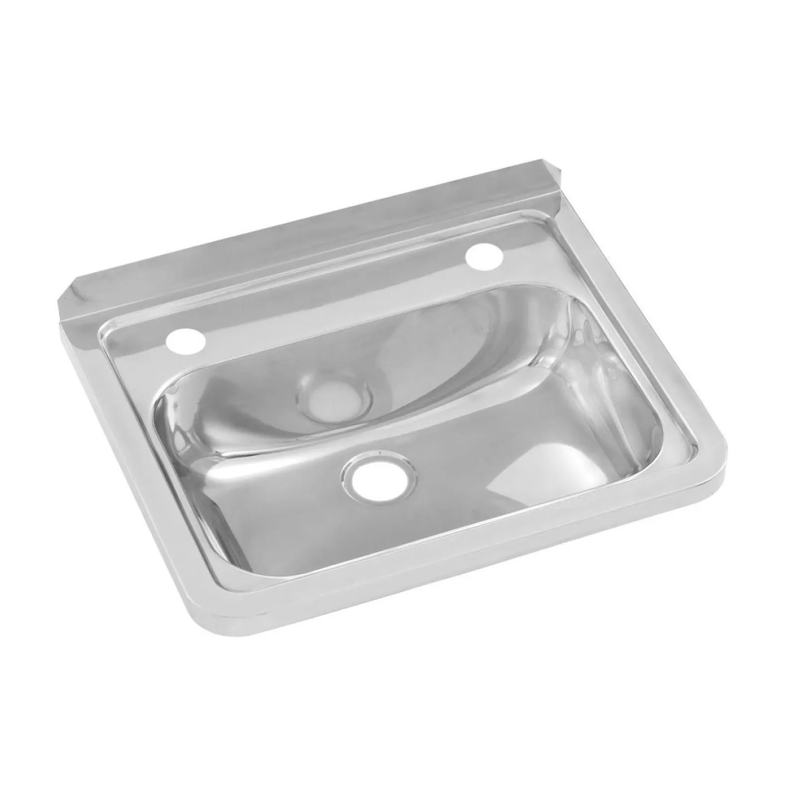 3Monkeez - HB-2TH- Wall Mounted Hand Basin - 2 Tap Holes