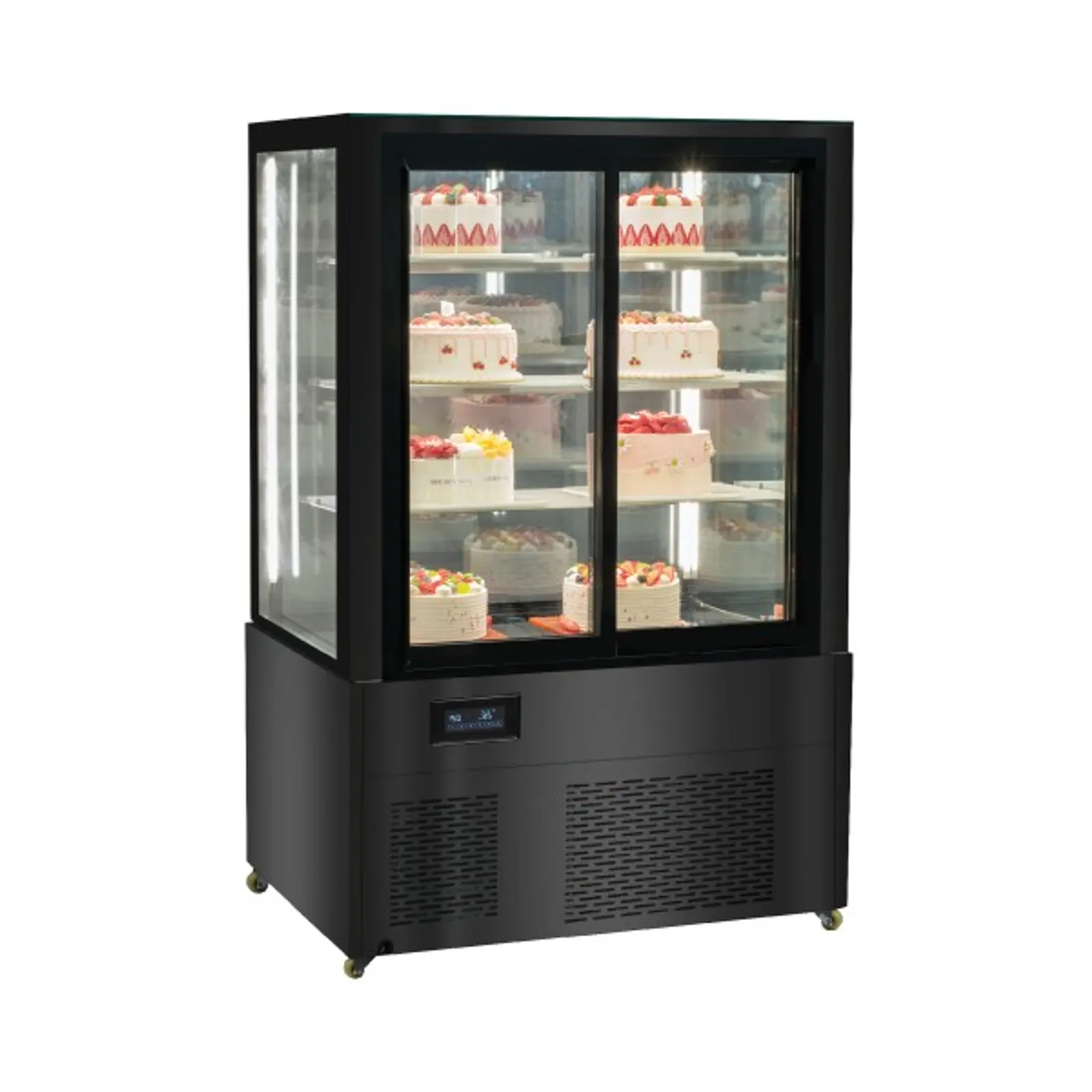 Exquisite CDM309 - 3 Tiers Cake Display Refrigerators – Mirror Display 900mm