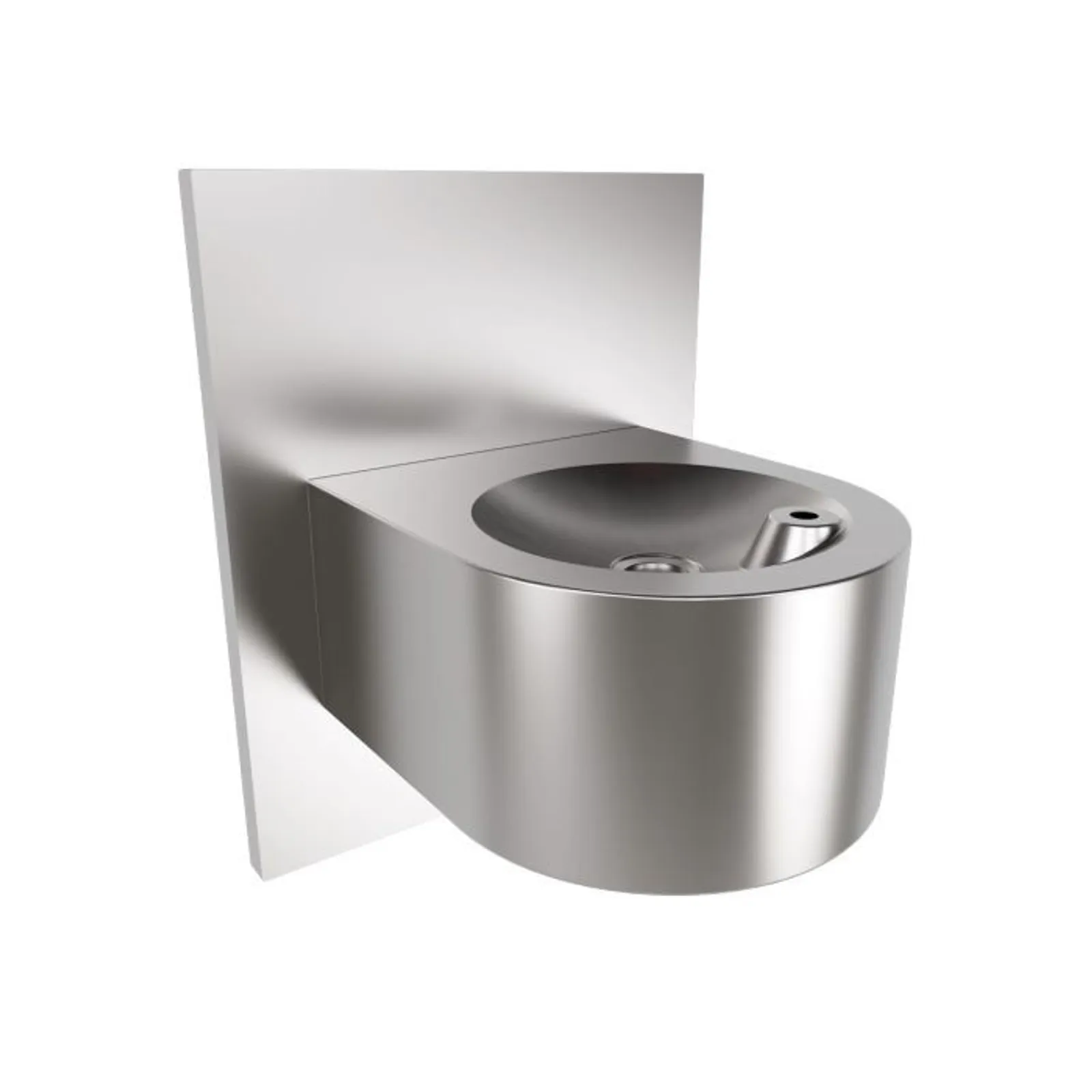 3Monkeez DF-SSWM - Drinking Fountain with Bubbler Landing - Wall Mounted with Backing Board