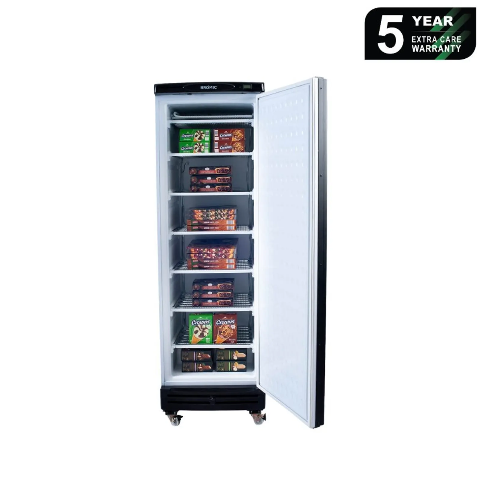 Bromic UF0374SDS-NR - Upright Freezer - 300L - 1 Door - Solid