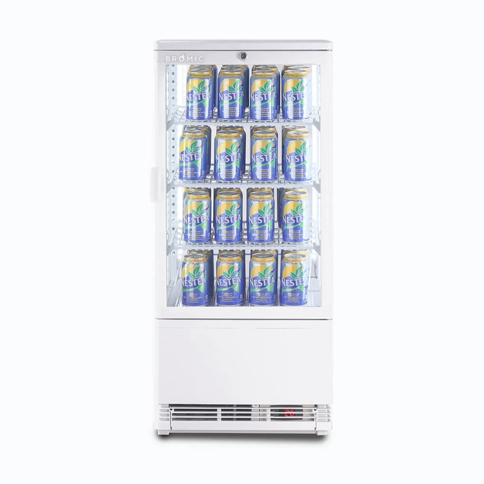 Bromic CT0080G4W-NR - Countertop Fridge - 78L - 1 Door - Flat Glass