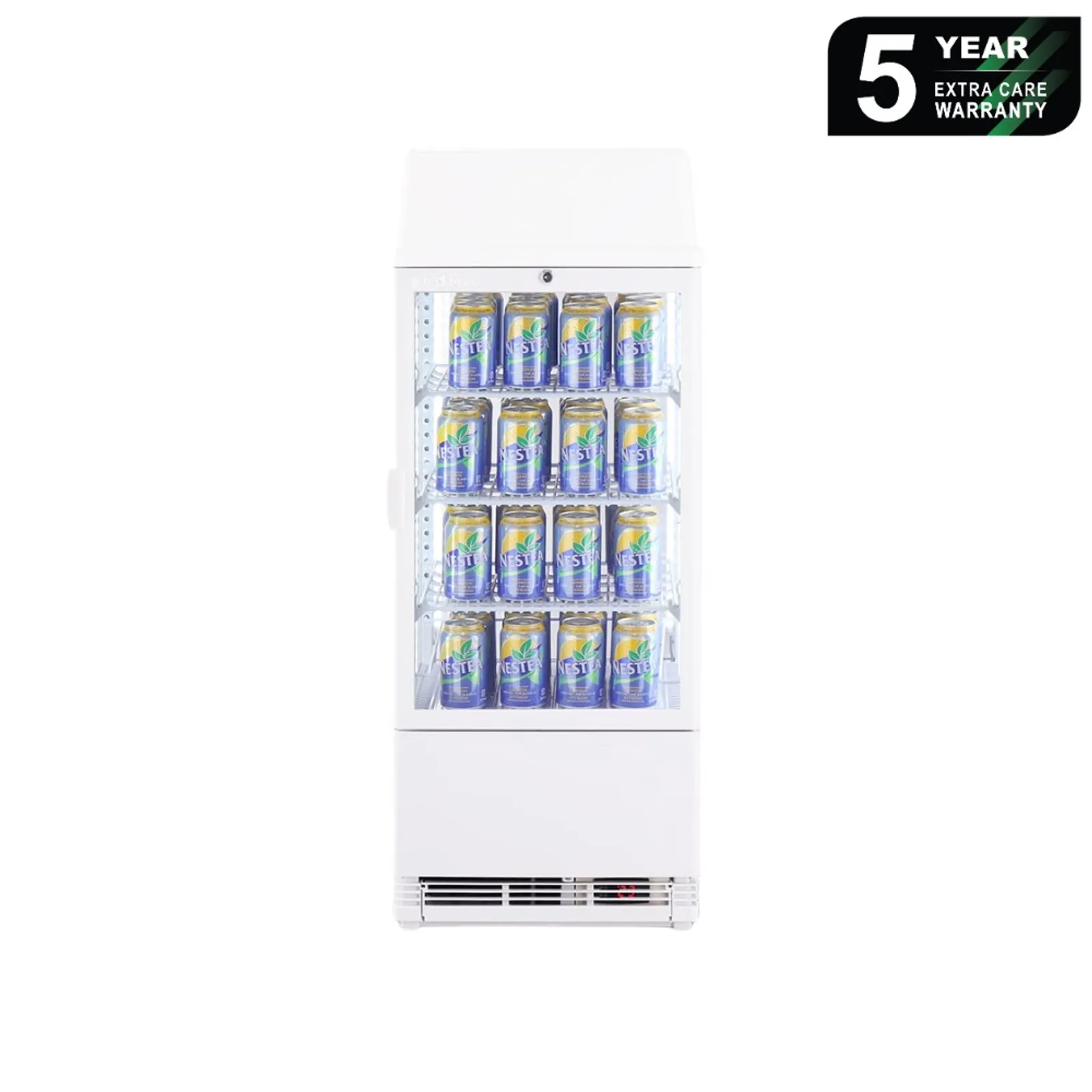 Bromic CT0080G4LW - Countertop Fridge - 78L - 1 Door - Flat Glass