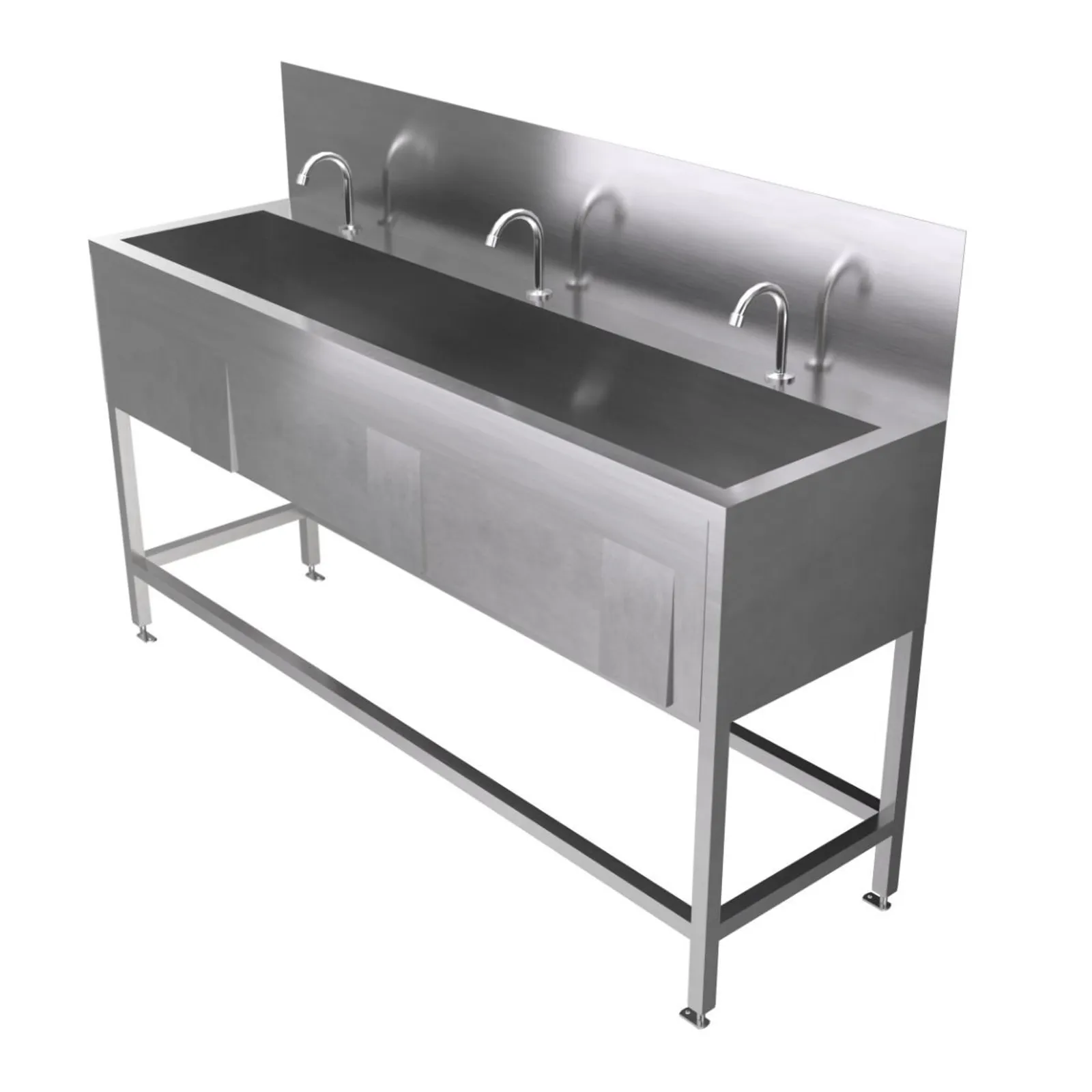 3Monkeez M-PT-4-KOFS - Knee Operated Freestanding Trough