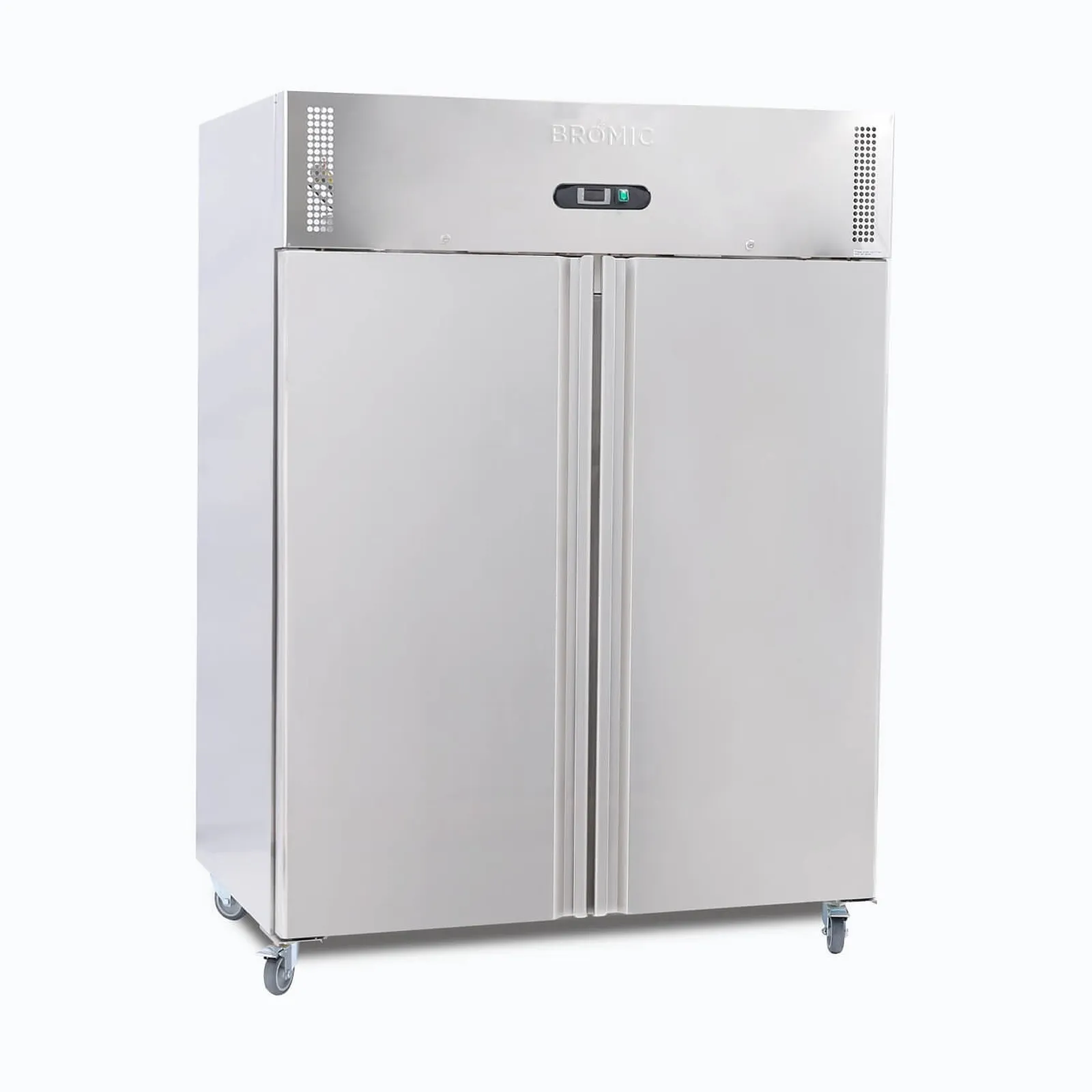 Bromic UF1300SDF-NR-1 - Upright Freezer - 1300L - 2 Doors - Stainless Steel