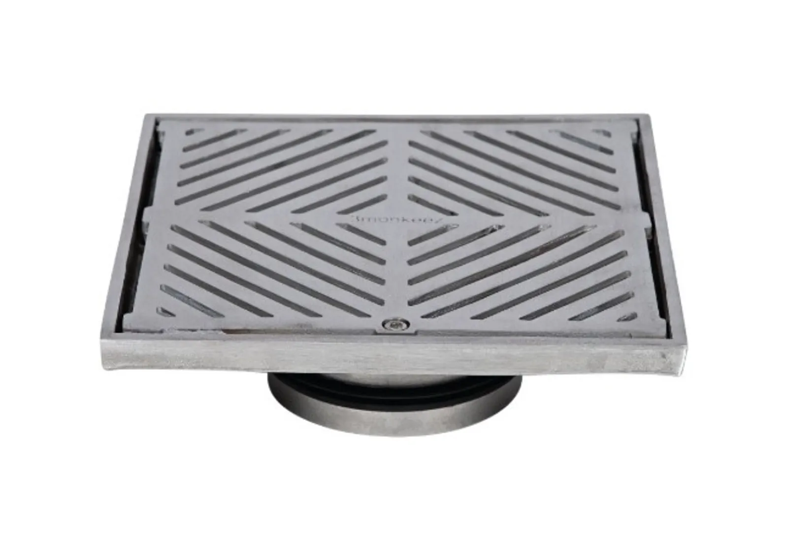 Heel Guardian FW-200S-304 - 200mm Square Floor Waste Suits 100mm Pipe (Heel Proof)