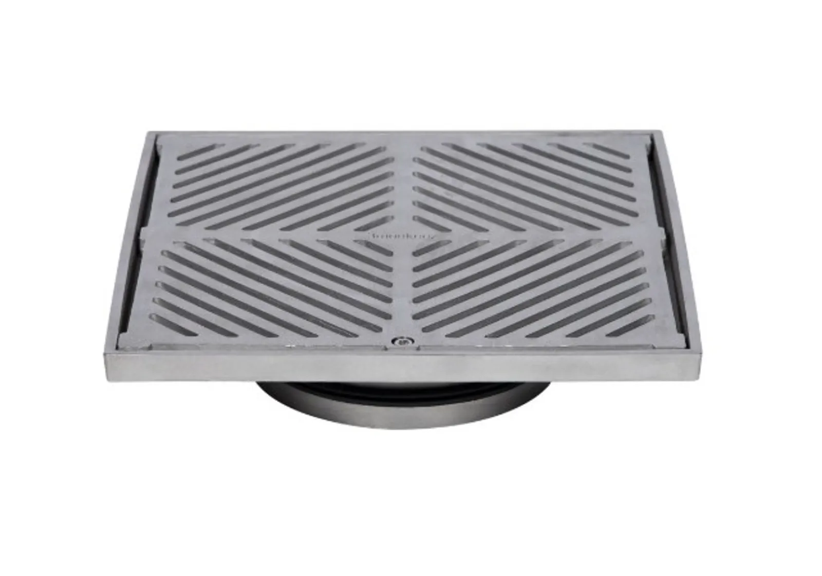 Heel Guardian FW-200S-150-304 - 200mm Square Floor Waste Suits 150mm Pipe (Heel Proof)