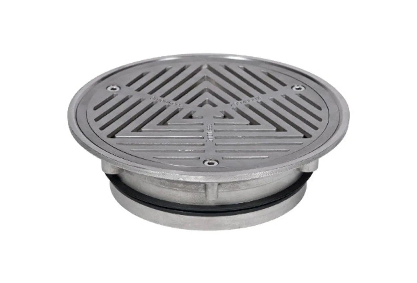 Heel Guardian FW-200VRT-150-304 - 200mm Round Vinyl Floor Waste Suits 150mm Pipe