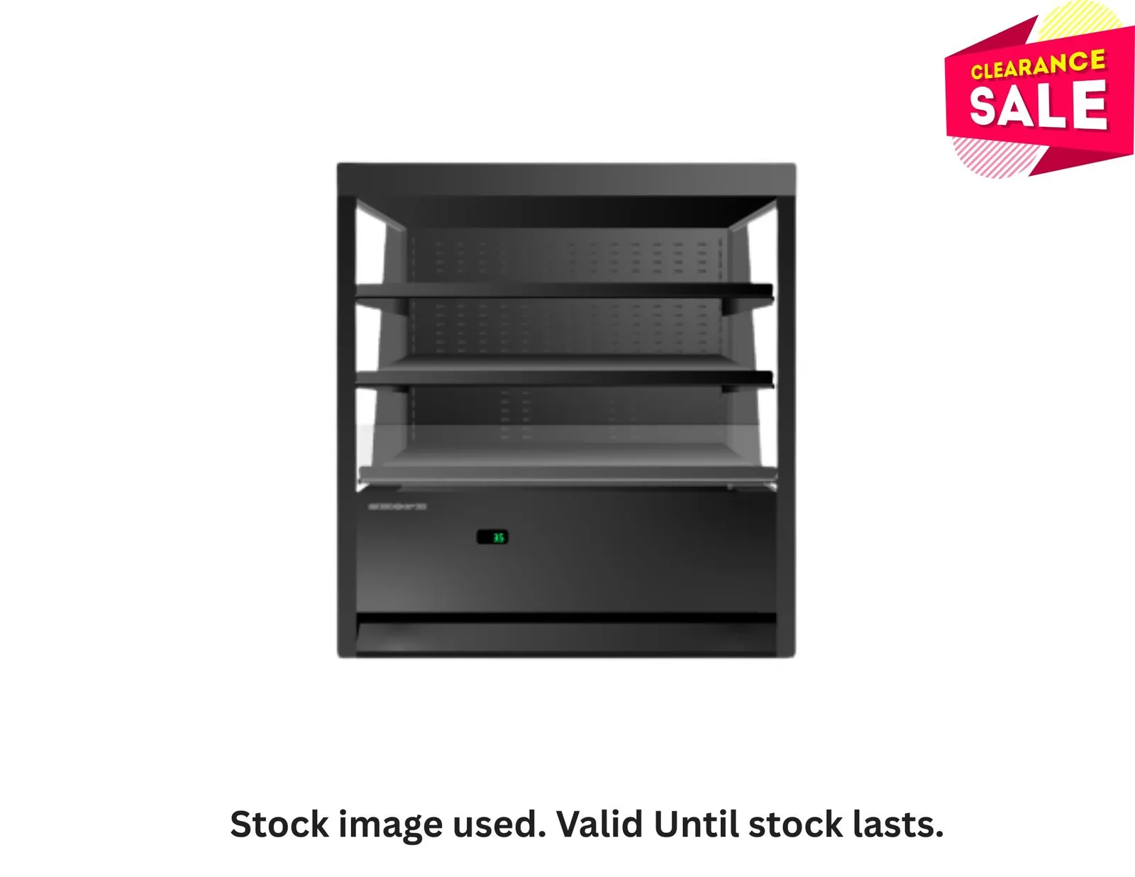 SKOPE OD460N - Open Deck Fridge - Black - Clearance