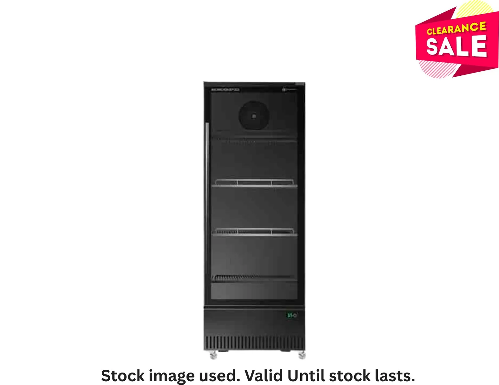 SKOPE BME300N-A ActiveCore SlimLine - 1 Upright Glass Door Fridge - Clearance