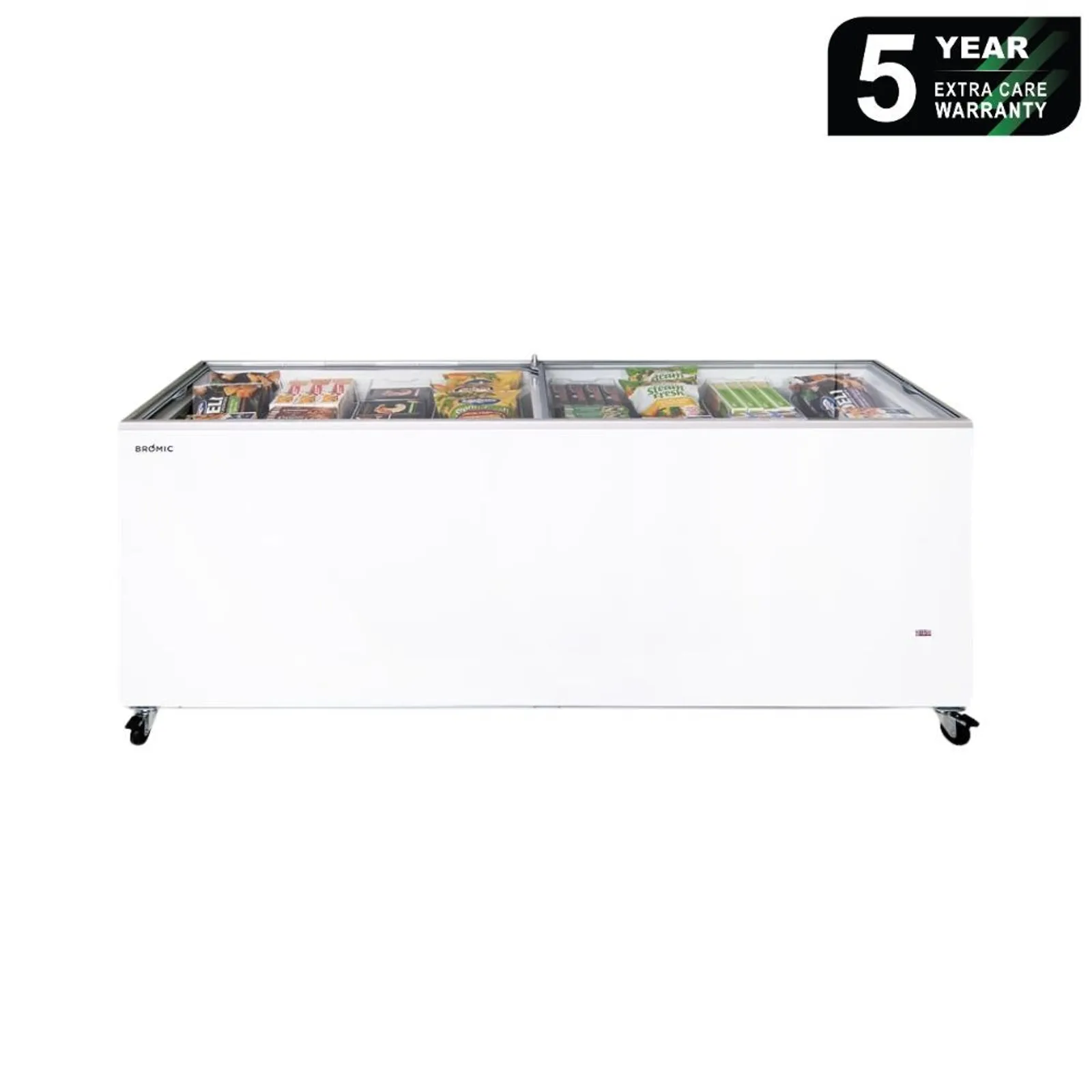 Bromic CF0700FTFG-NR - Display Chest Freezer - 670L - Flat Glass Top