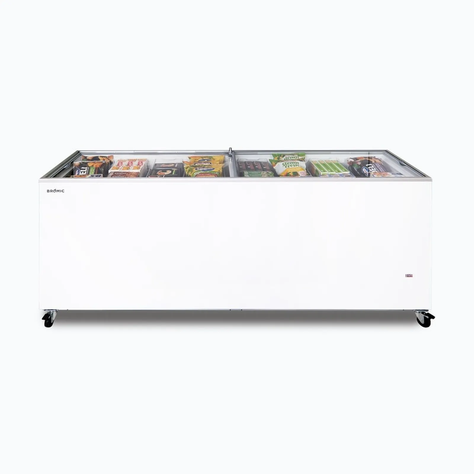Bromic CF0700FTFG-NR - Display Chest Freezer - 670L - Flat Glass Top
