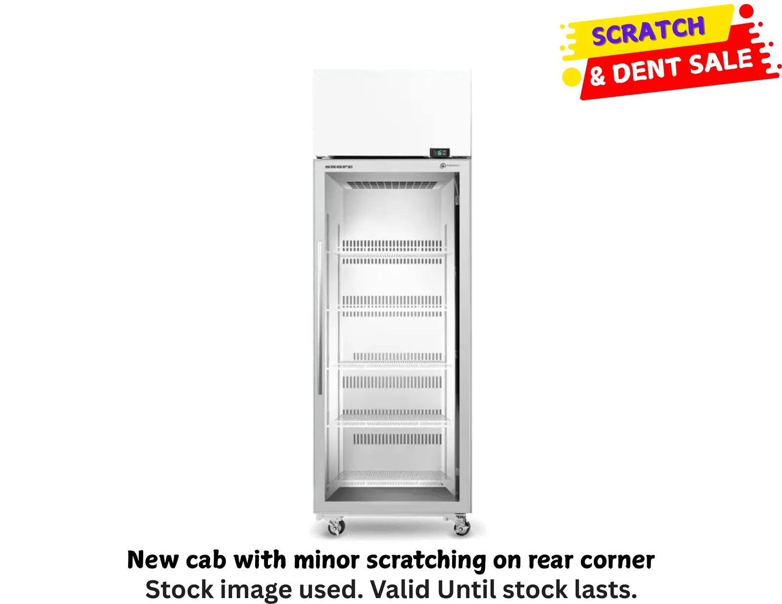 SKOPE ActiveCore TME650N-A Top Mount 1 Door Display Fridge - Clearance