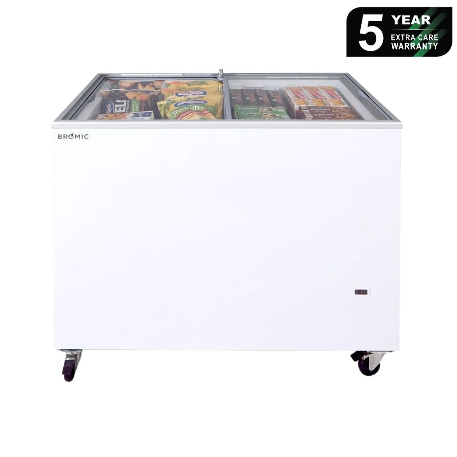 Bromic CF0300FTFG - Display Chest Freezer - 296L - Flat Glass Top