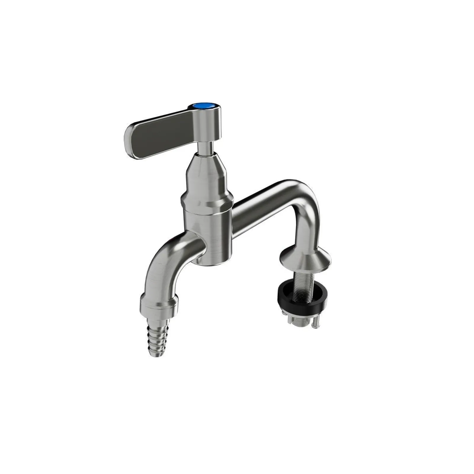 Guardian Tapware T-3MSS-LABL26-TN - Lever Handle Type 26 Laboratory Tap with Tube Nozzle