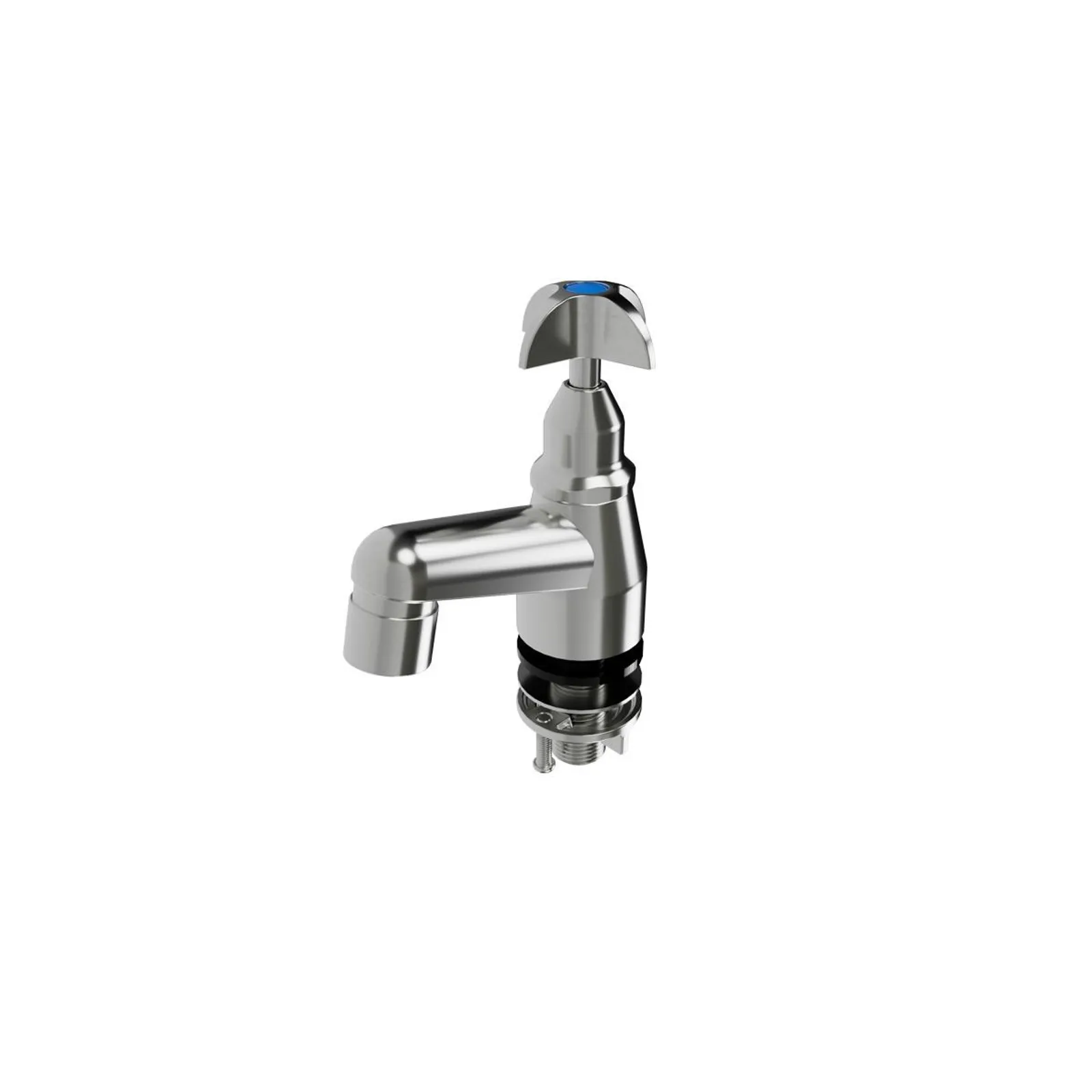 Guardian Tapware T-3MSS-SPPTVR - School Pillar Tap - School Pattern Handle Stainless Steel