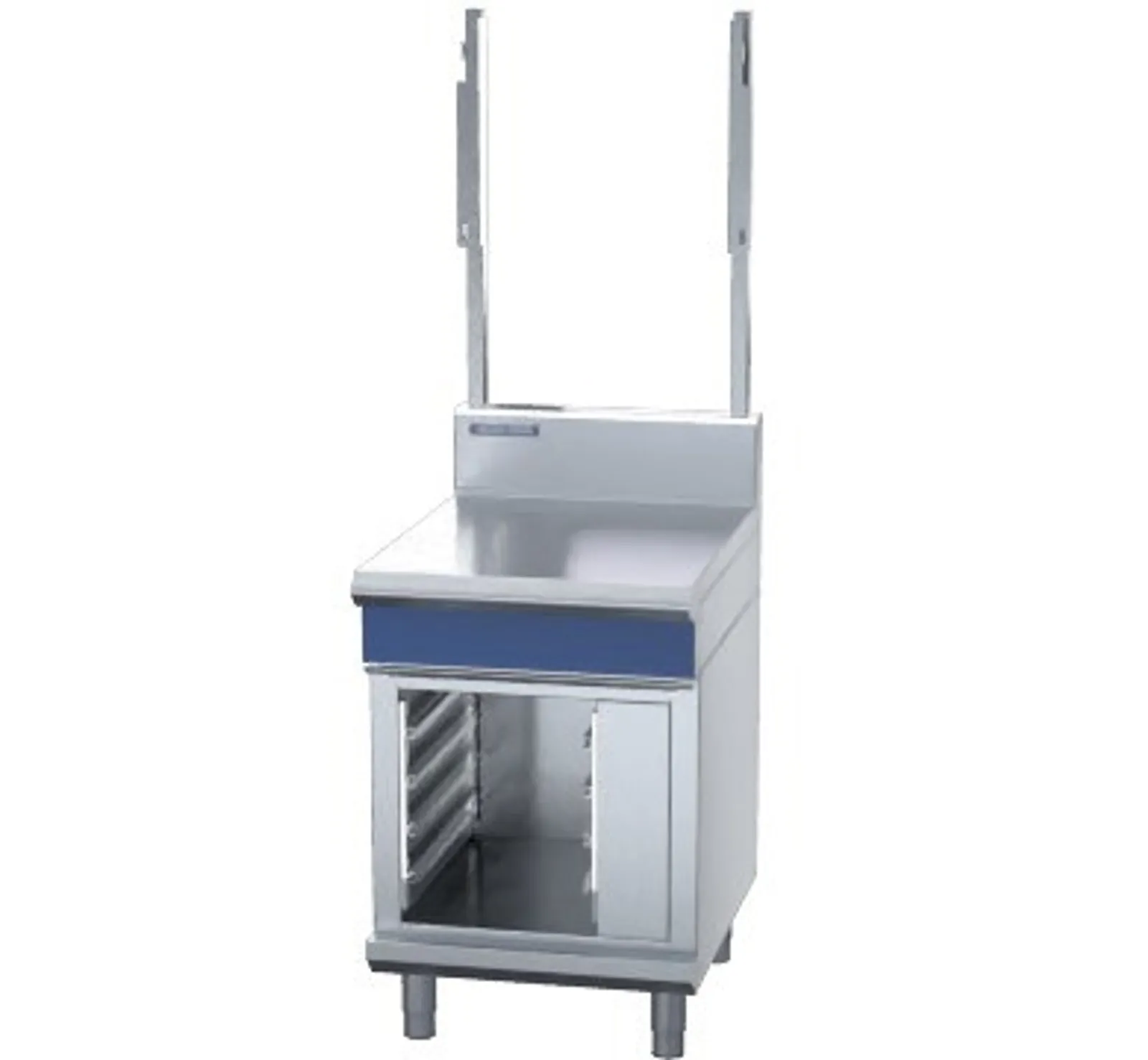 Blue Seal Evolution Series B60S-CB - 600mm Bench Top With Salamander Support - Cabinet Base