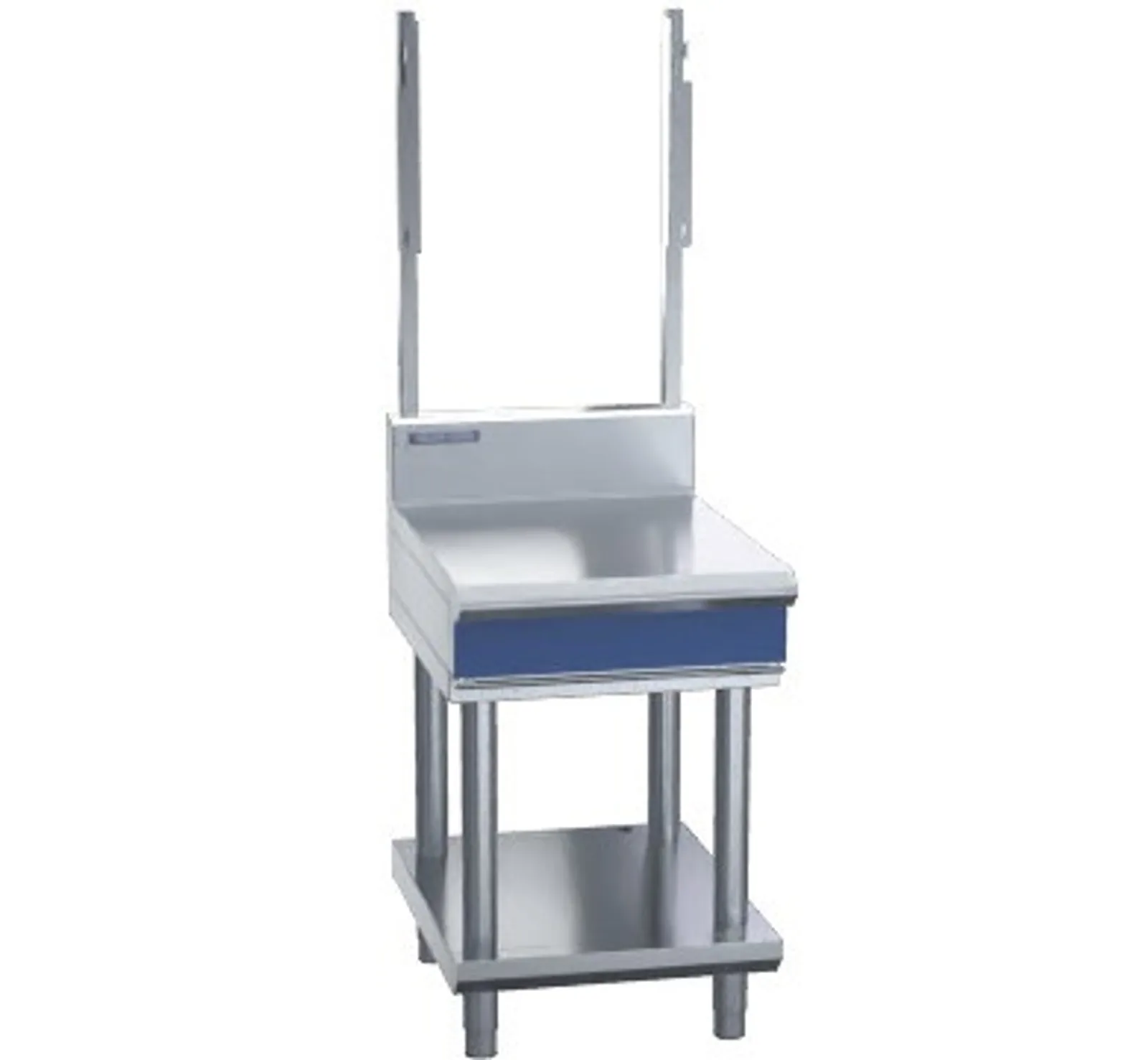 Blue Seal Evolution Series B60S-LS - 600mm Bench Top With Salamander Support - Leg Stand