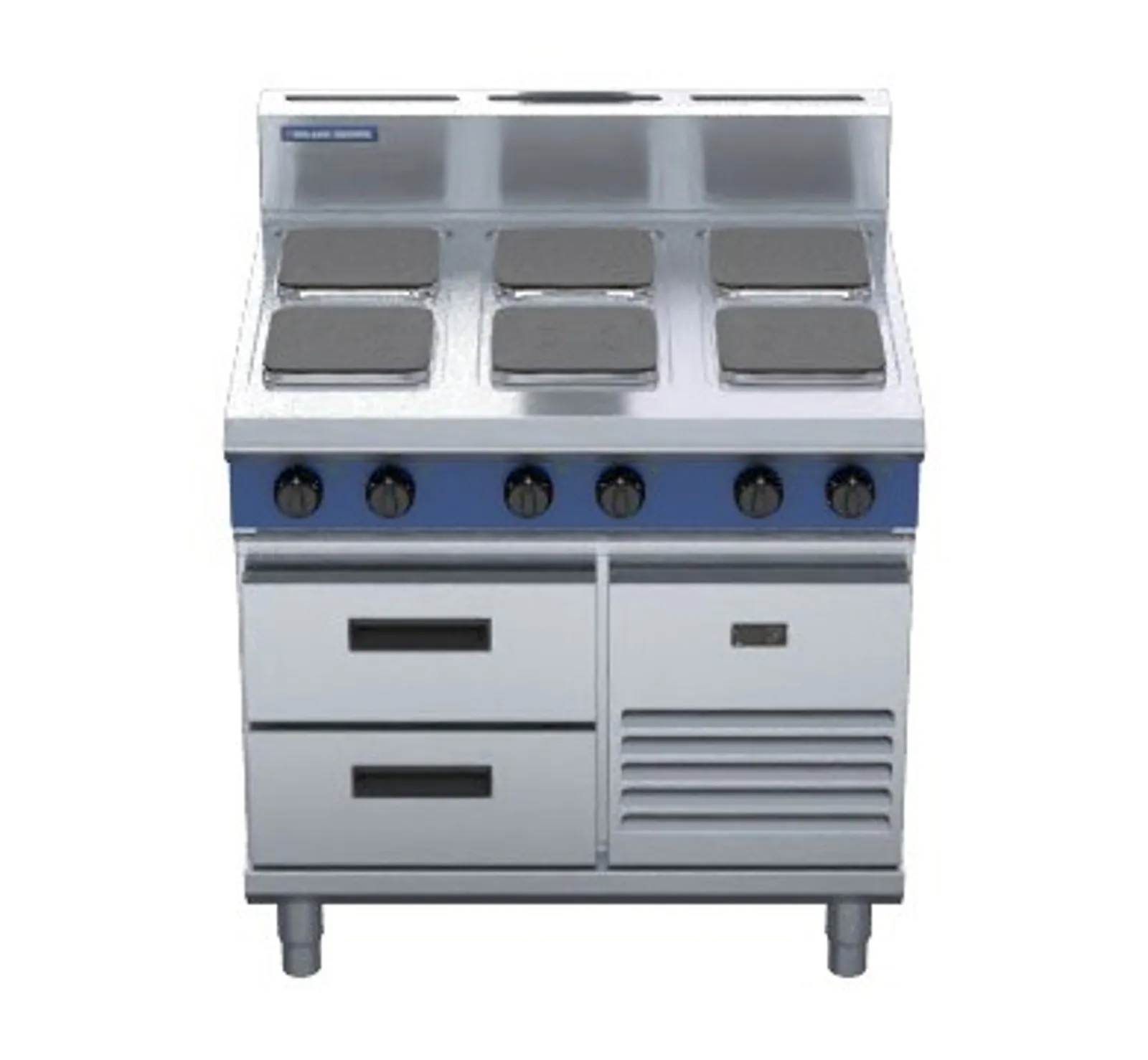 Blue Seal Evolution Series E516S-RB - 900mm Electric Cooktop Sealed Hobs - Refrigerated Base