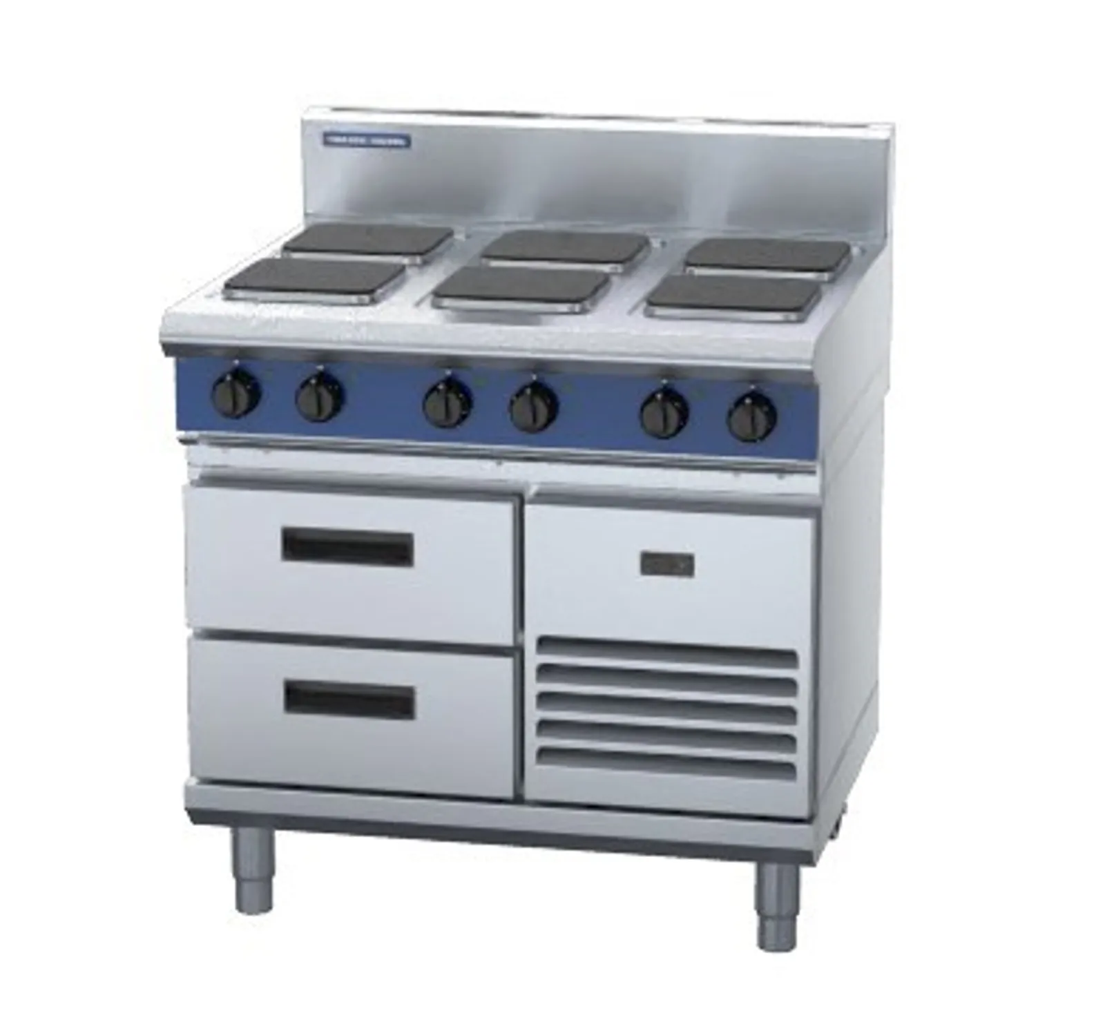 Blue Seal Evolution Series E516S-RB - 900mm Electric Cooktop Sealed Hobs - Refrigerated Base