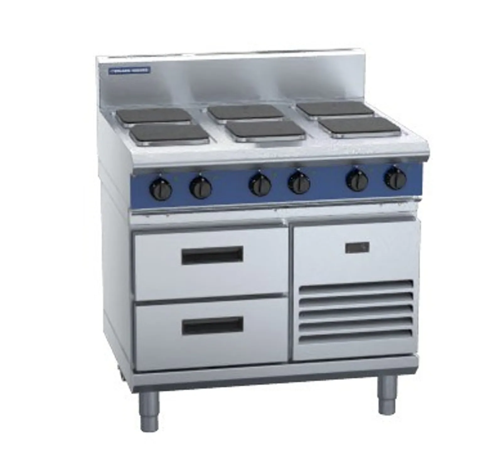 Blue Seal Evolution Series E516S-RB - 900mm Electric Cooktop Sealed Hobs - Refrigerated Base