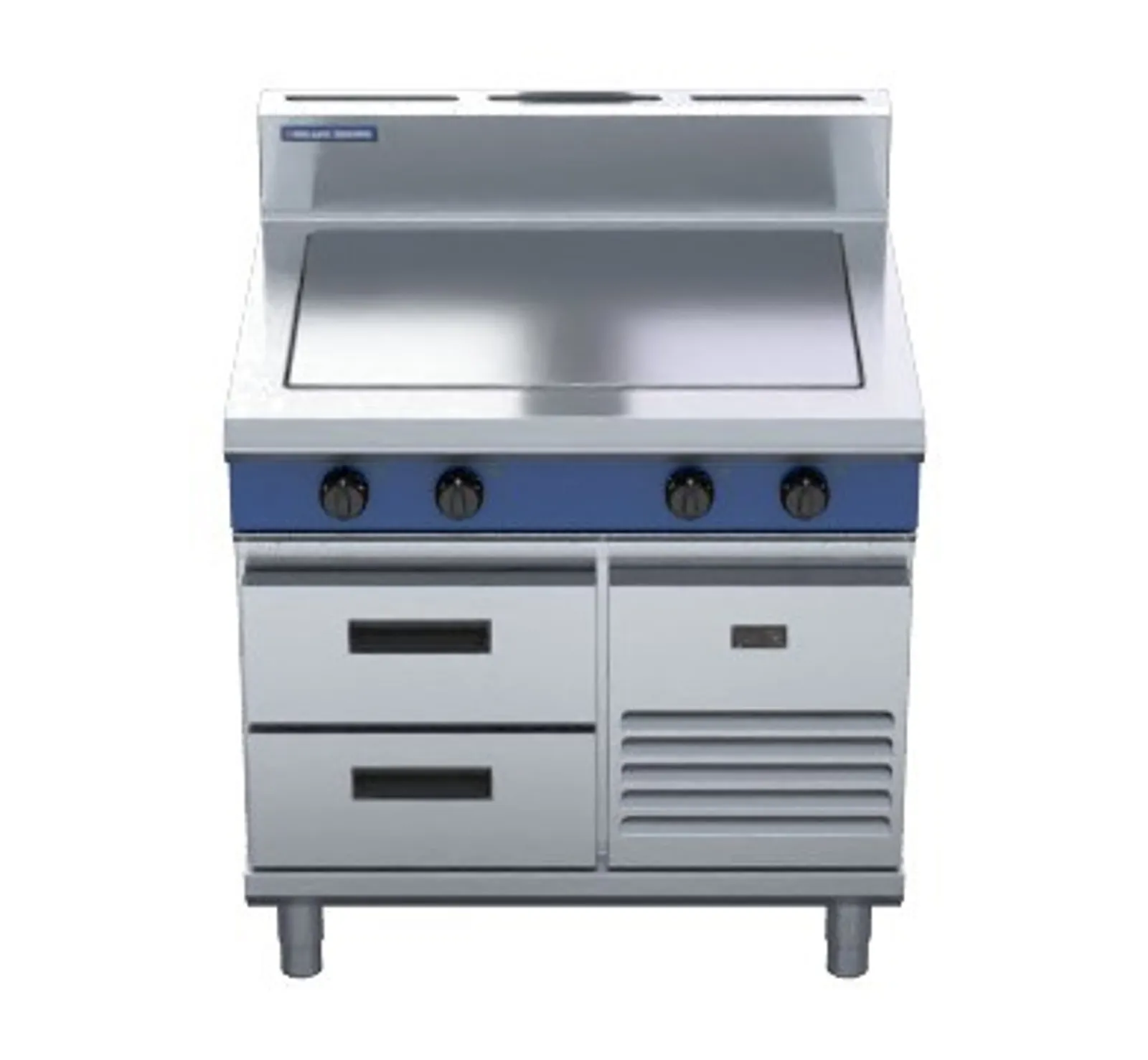 Blue Seal Evolution Series E57-RB - 900mm Electric Solid Top - Refrigerated Base