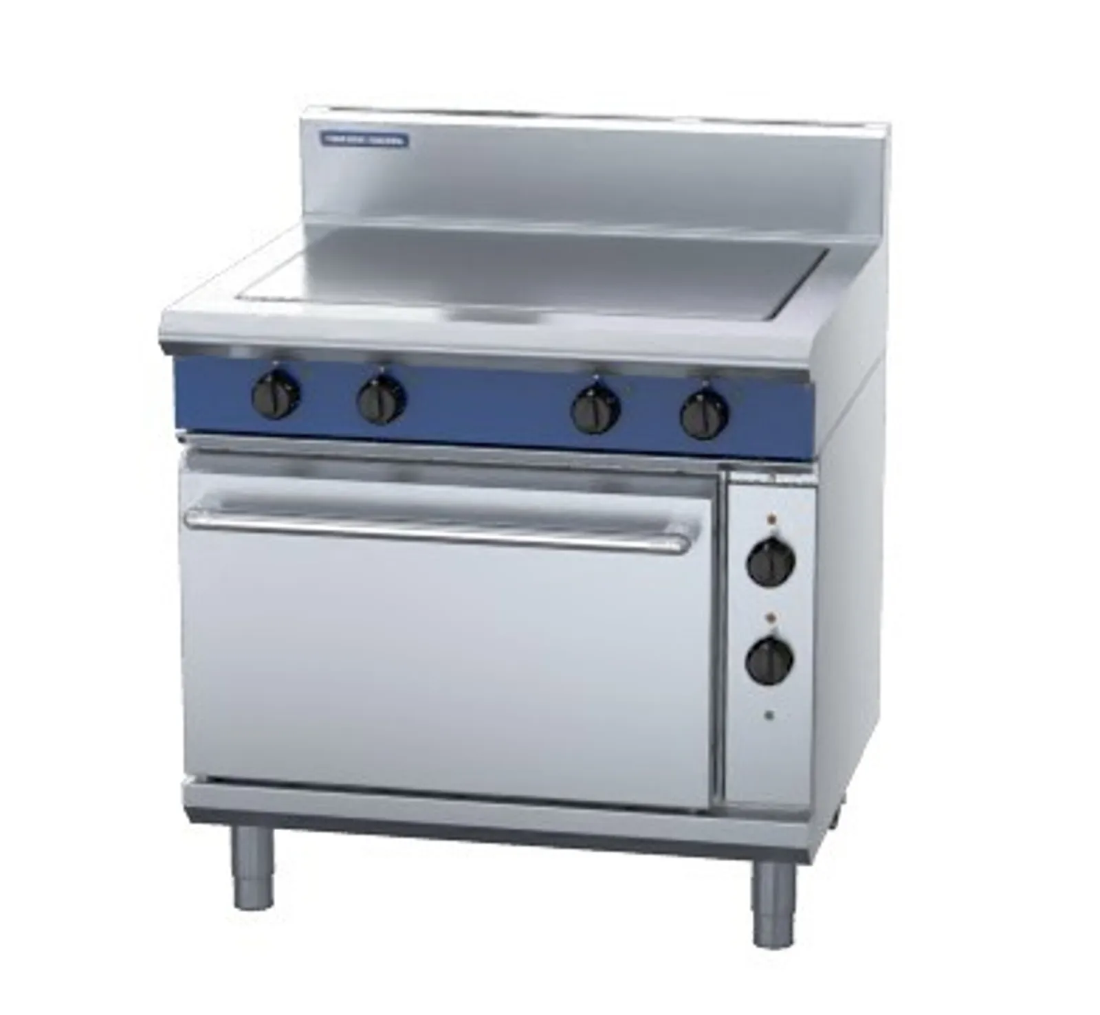 Blue Seal Evolution Series E576 - 900mm Electric Solid Top Convection Oven Range