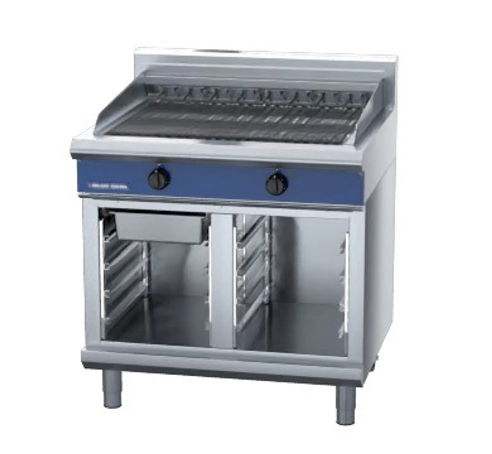 Blue Seal Evolution Series E596D-CB - 900mm Electric Chargrill Cabinet Base