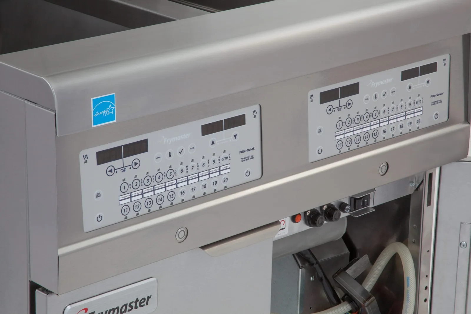 Frymaster 2FQE30U - Filterquick Electric Fryers with Filtration - Full Pot - 2x15L