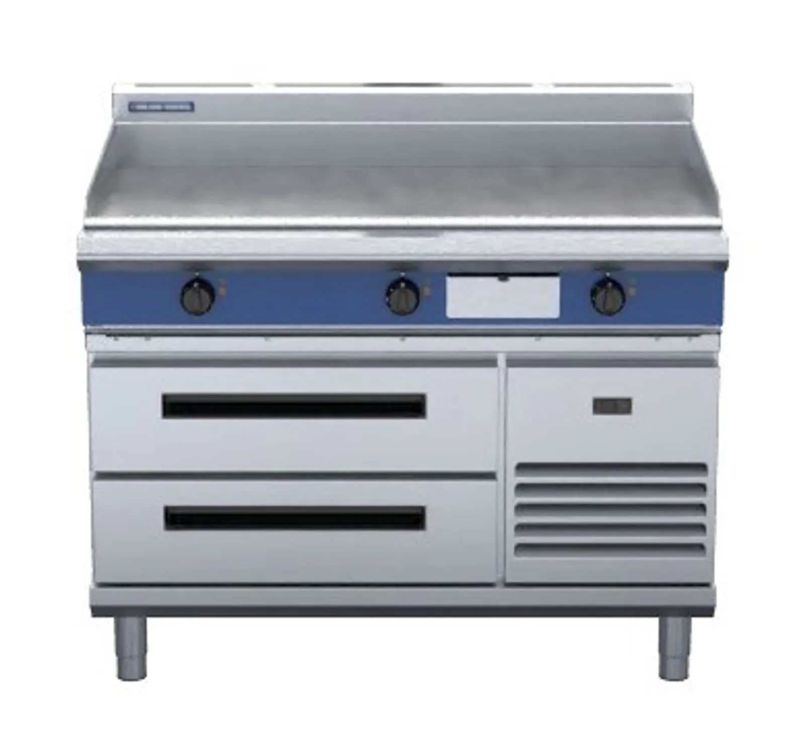 Blue Seal Evolution Series EP518-RB - 1200mm Electric Griddle Refrigerated Base