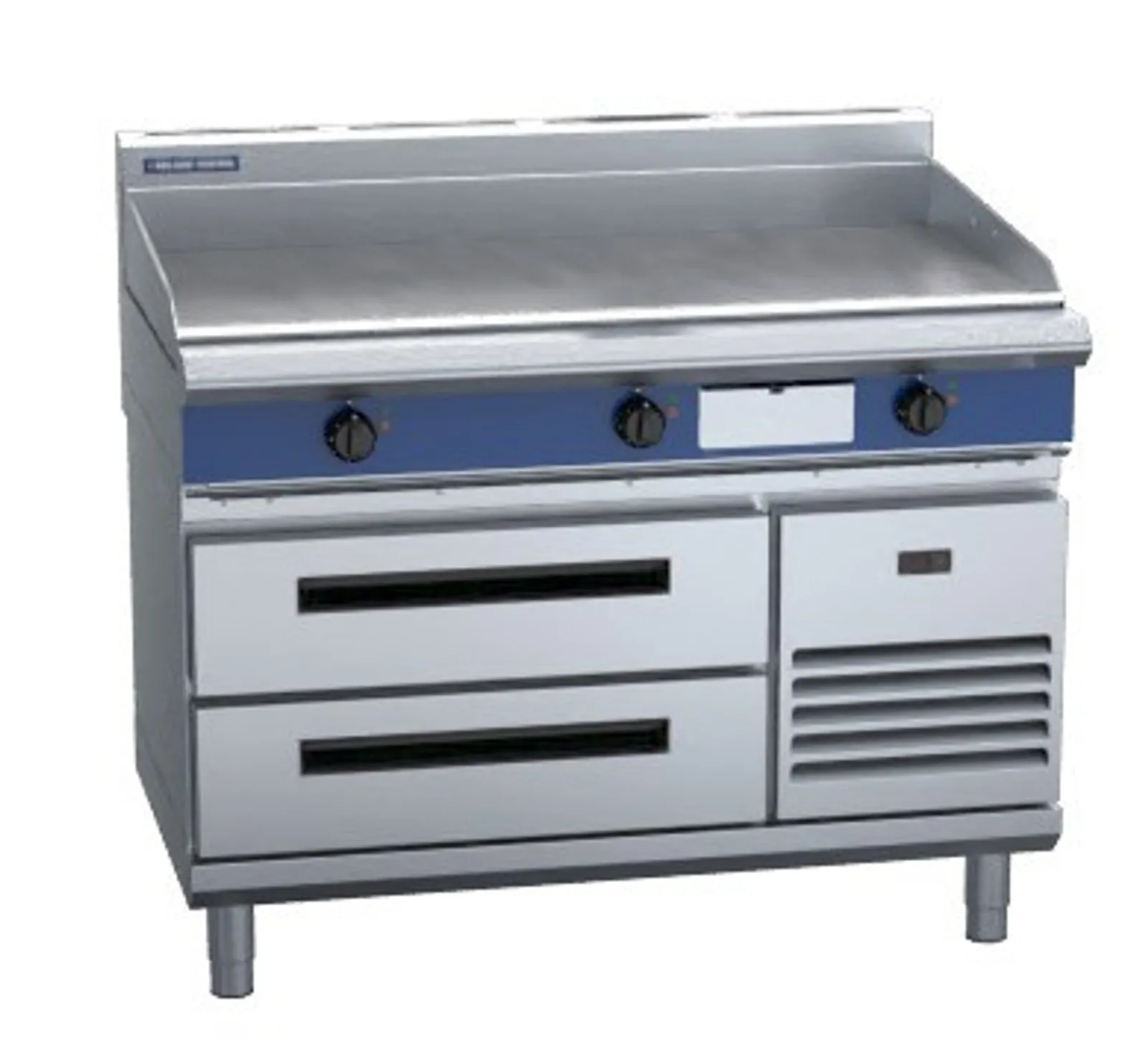 Blue Seal Evolution Series EP518-RB - 1200mm Electric Griddle Refrigerated Base