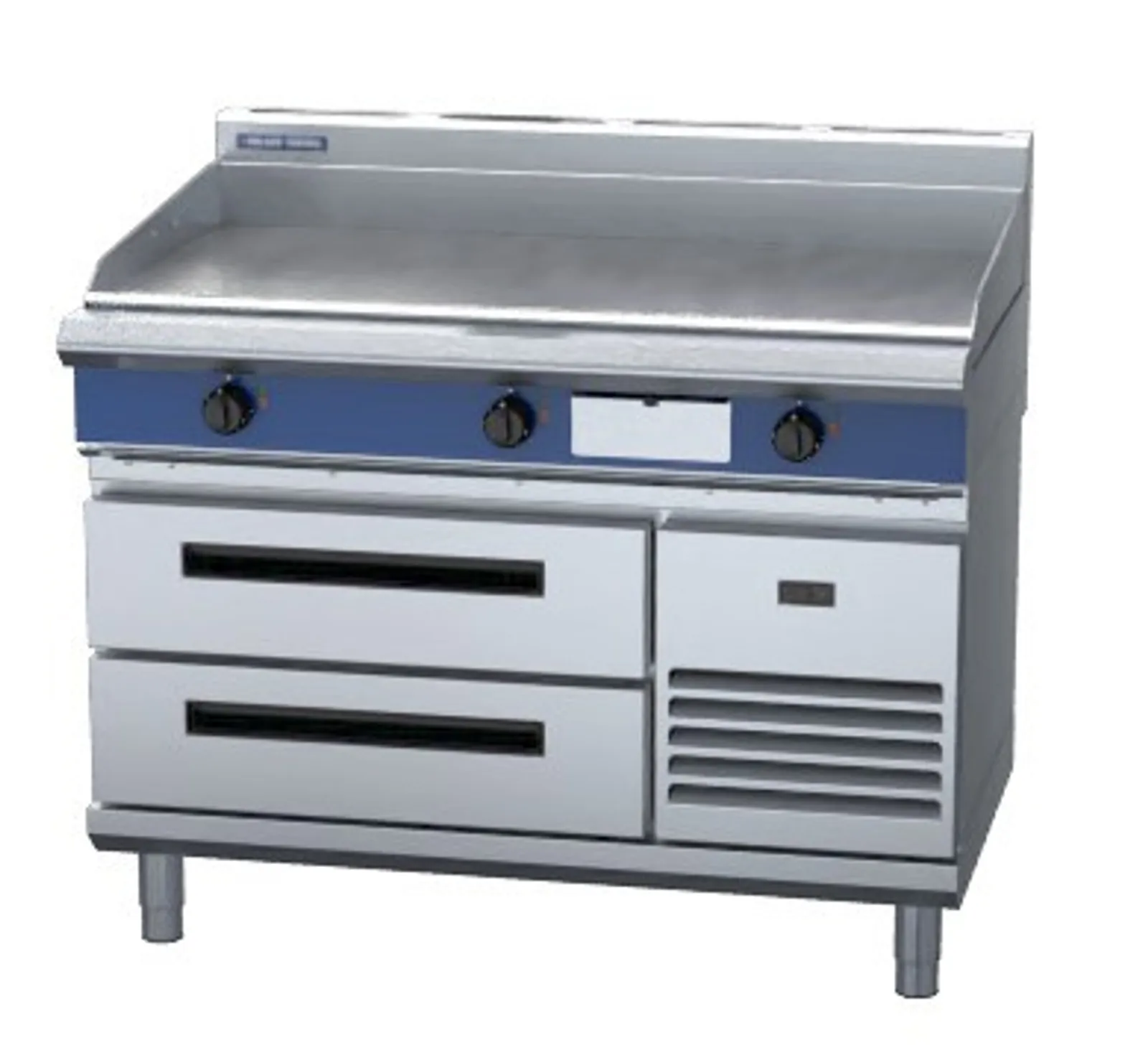 Blue Seal Evolution Series EP518-RB - 1200mm Electric Griddle Refrigerated Base