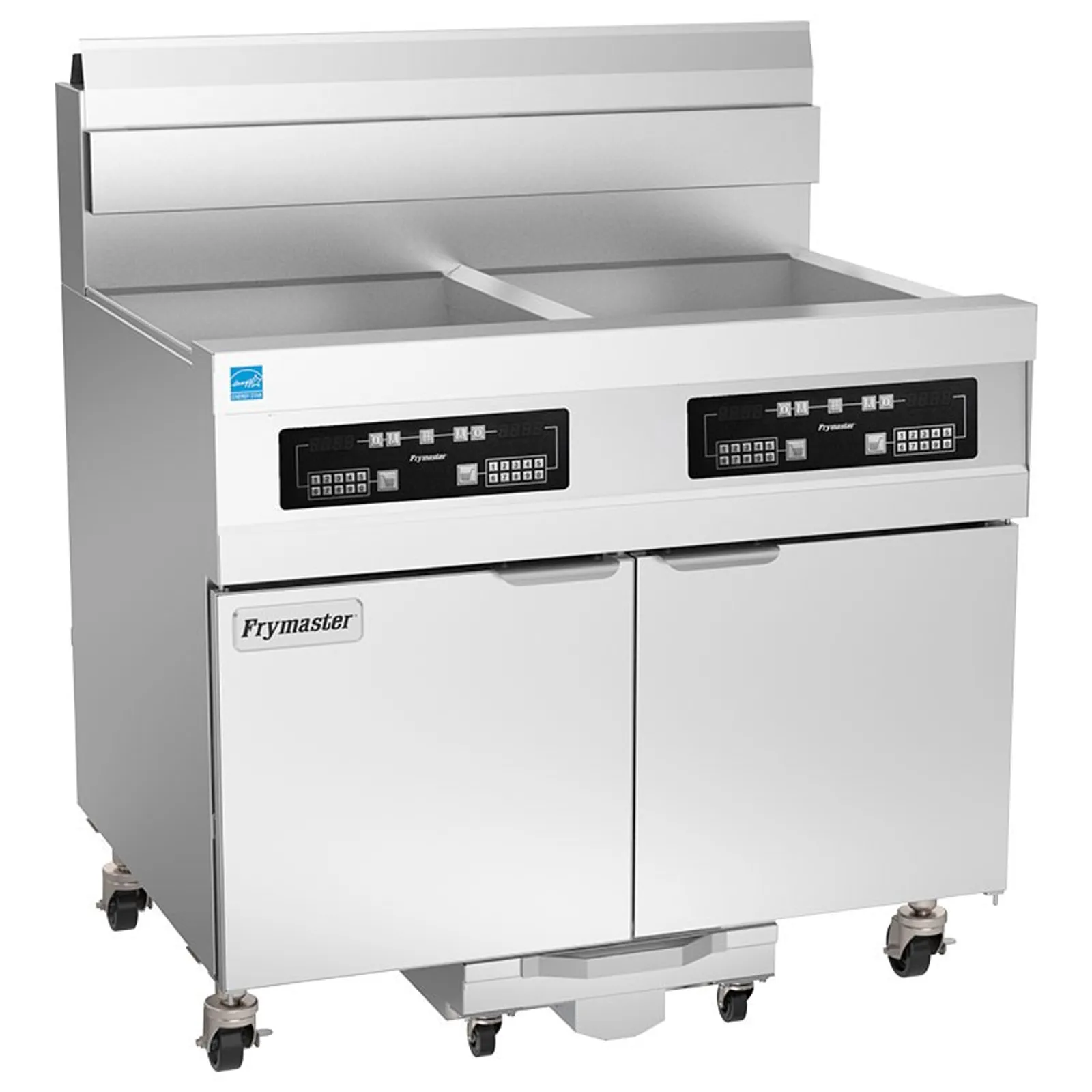 Frymaster 21814GF-NG - Wide Body Gas Fryers with Filtration- Nat Gas - 2x31L