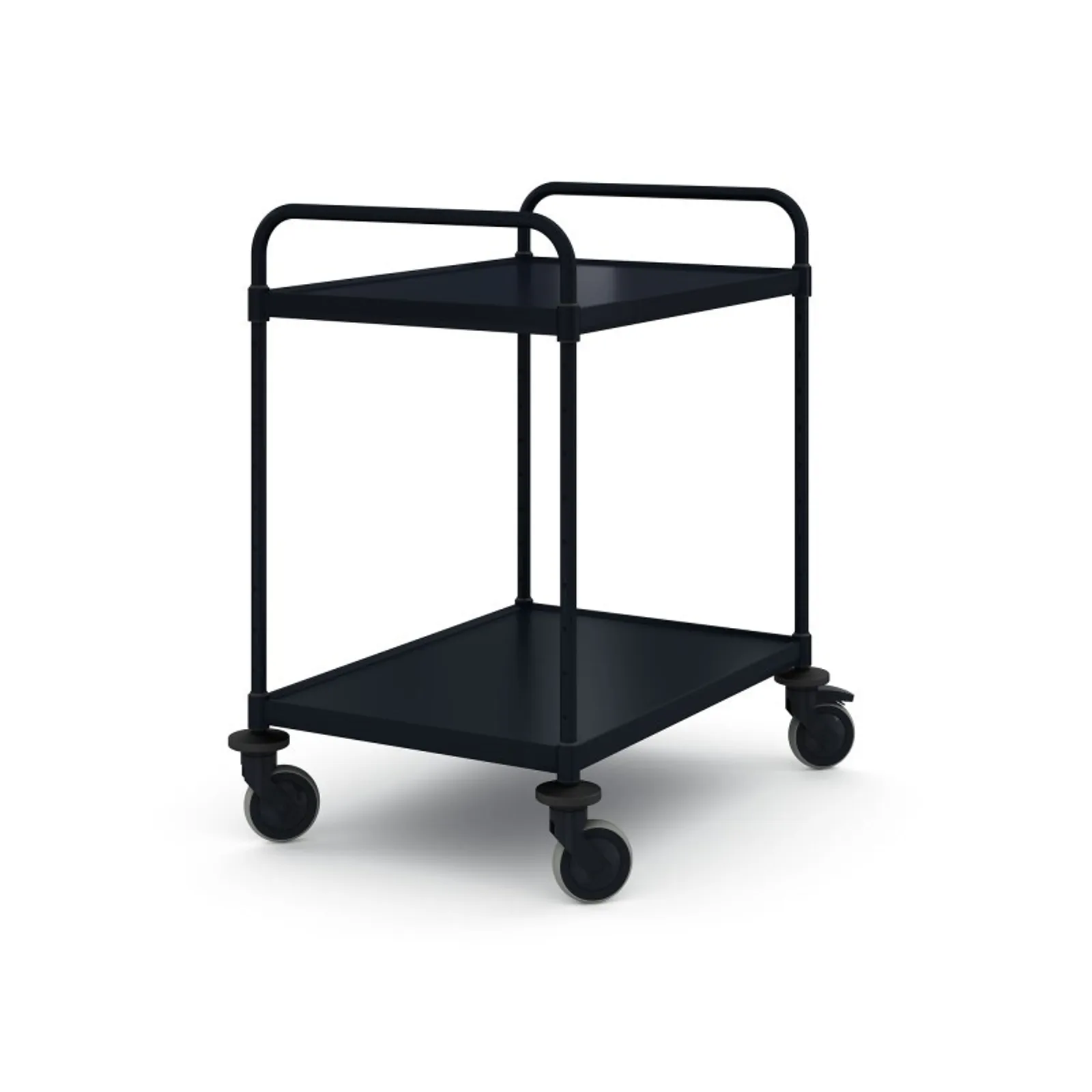Hupfer VC-8X6-2-BLACK - Vario Cart 2 Shelves 800×600 mm - Black