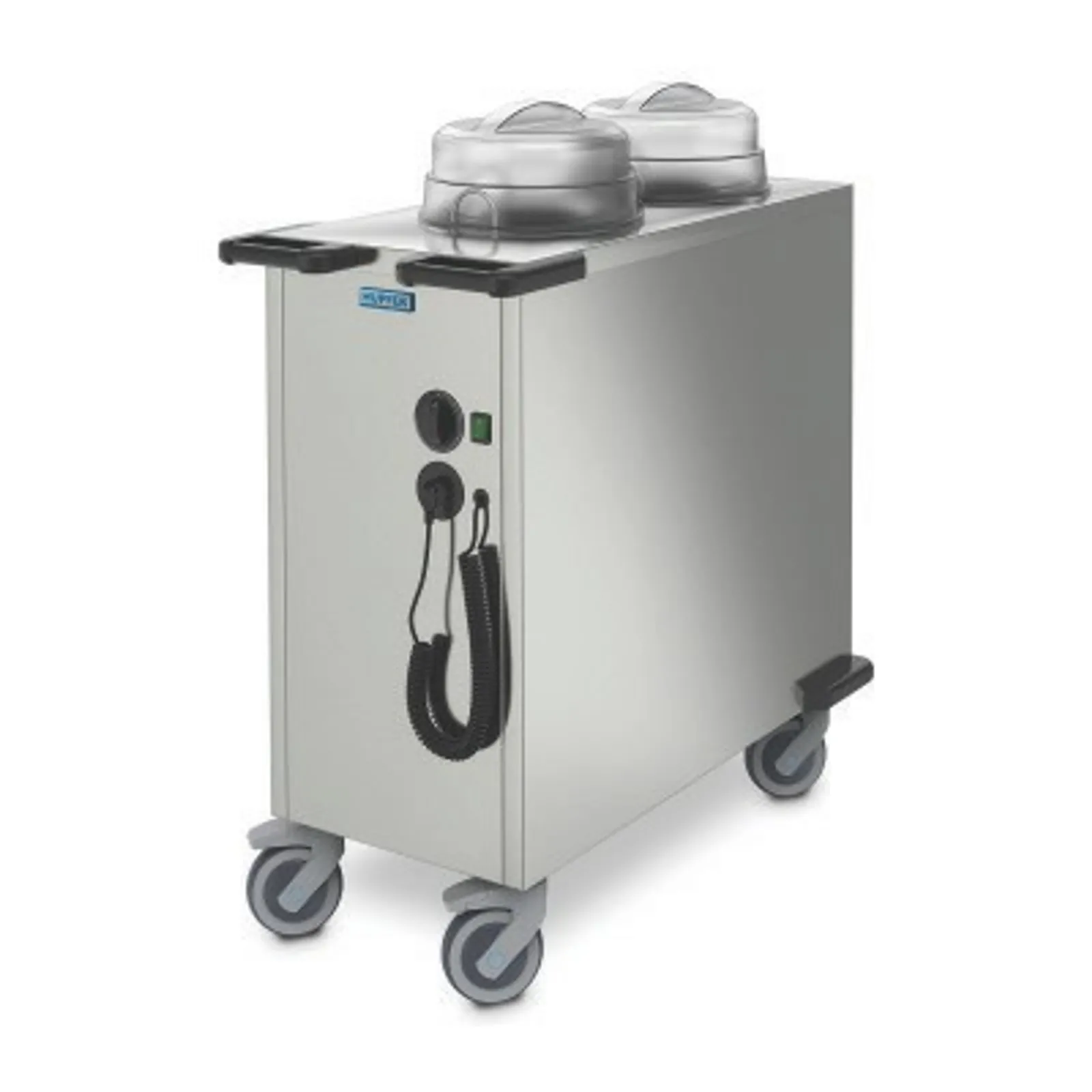 Hupfer TEUH-2-VS18-33 - Twin Stack Plate Dispenser with Fan-Assisted Heating 122 Plates