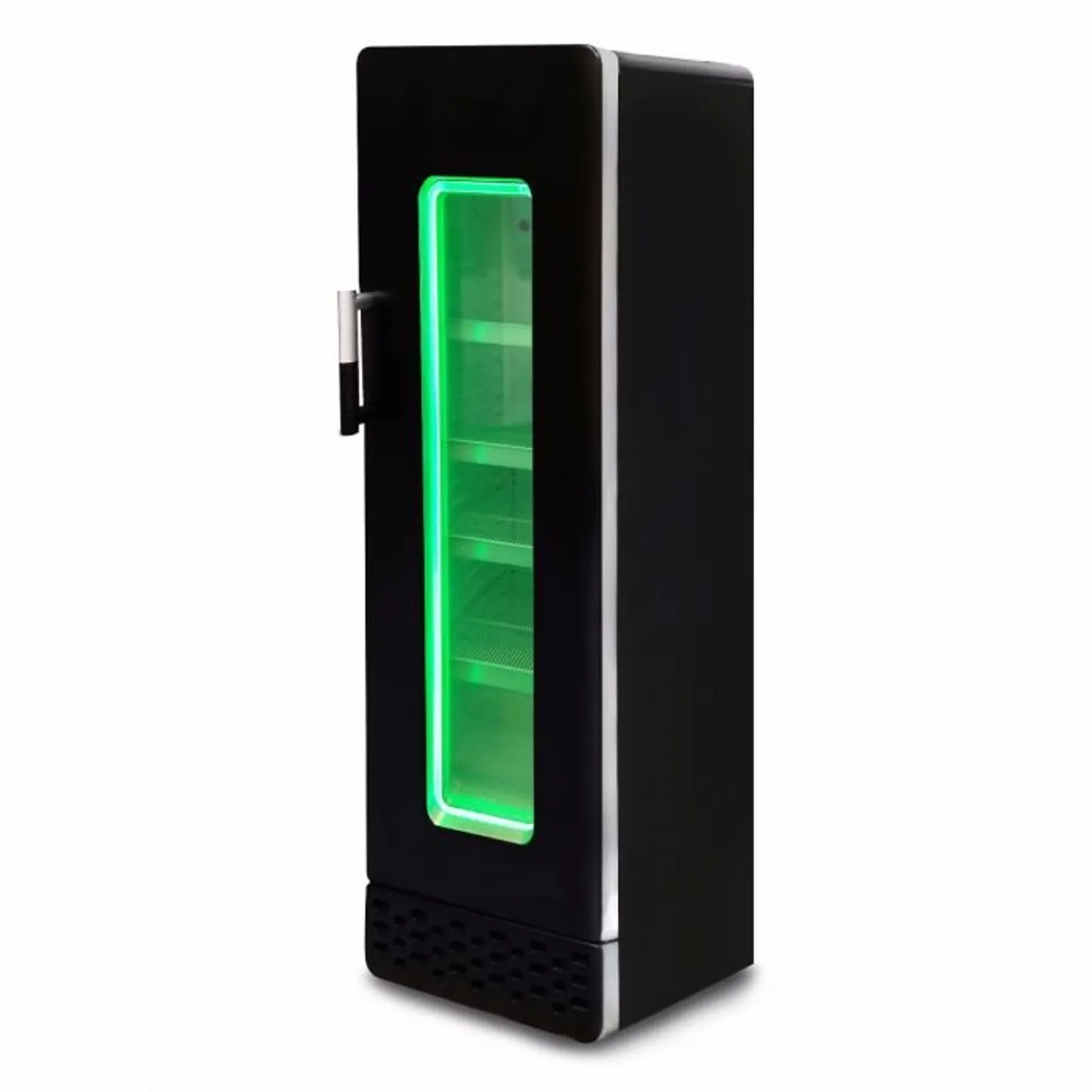 Bromic GM0300 - RETRO Upright Display Fridge - 290L - 1 Door - Flat Glass