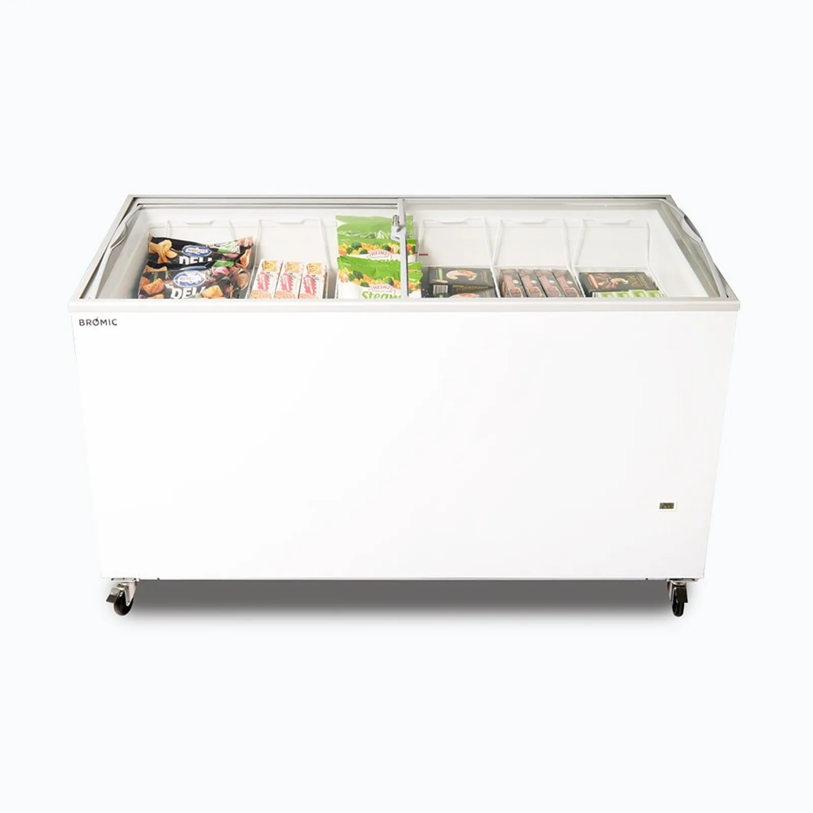 Bromic CF0500ATCG - Display Chest Freezer - 427L - Curved Glass Top