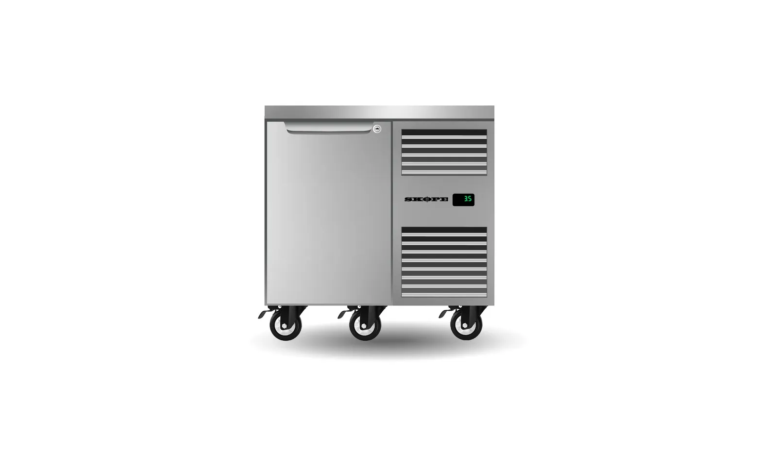 SKOPE ProSpec PG11.UBR.1.SD.RH - 1 Solid Door Underbench GN 1/1 Right Hand Fridge - Clearance